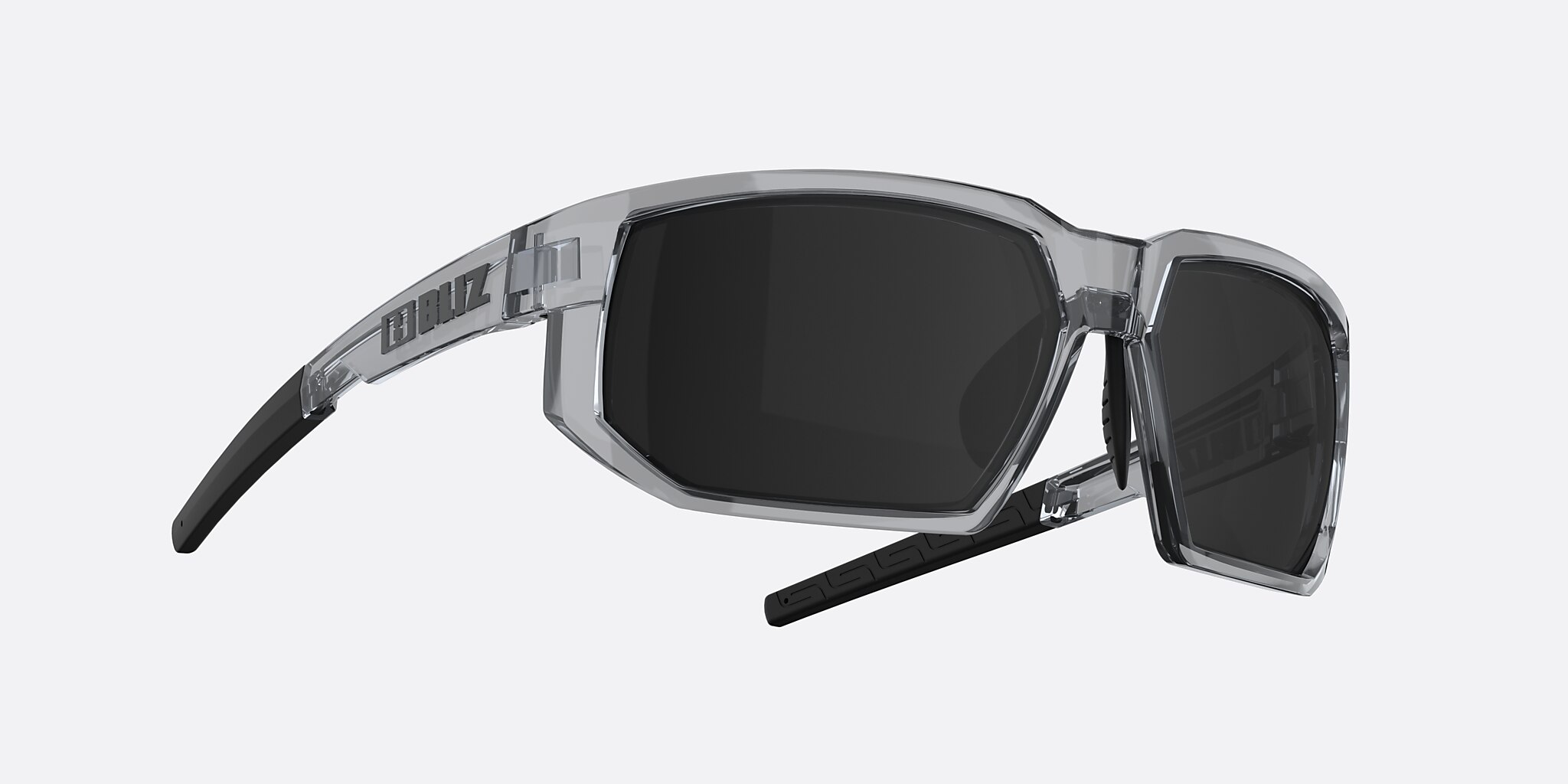 Sunglasses Bliz Arrow L (63-15) with Smoke lens and Transparent Grey frame Image 5 of 5