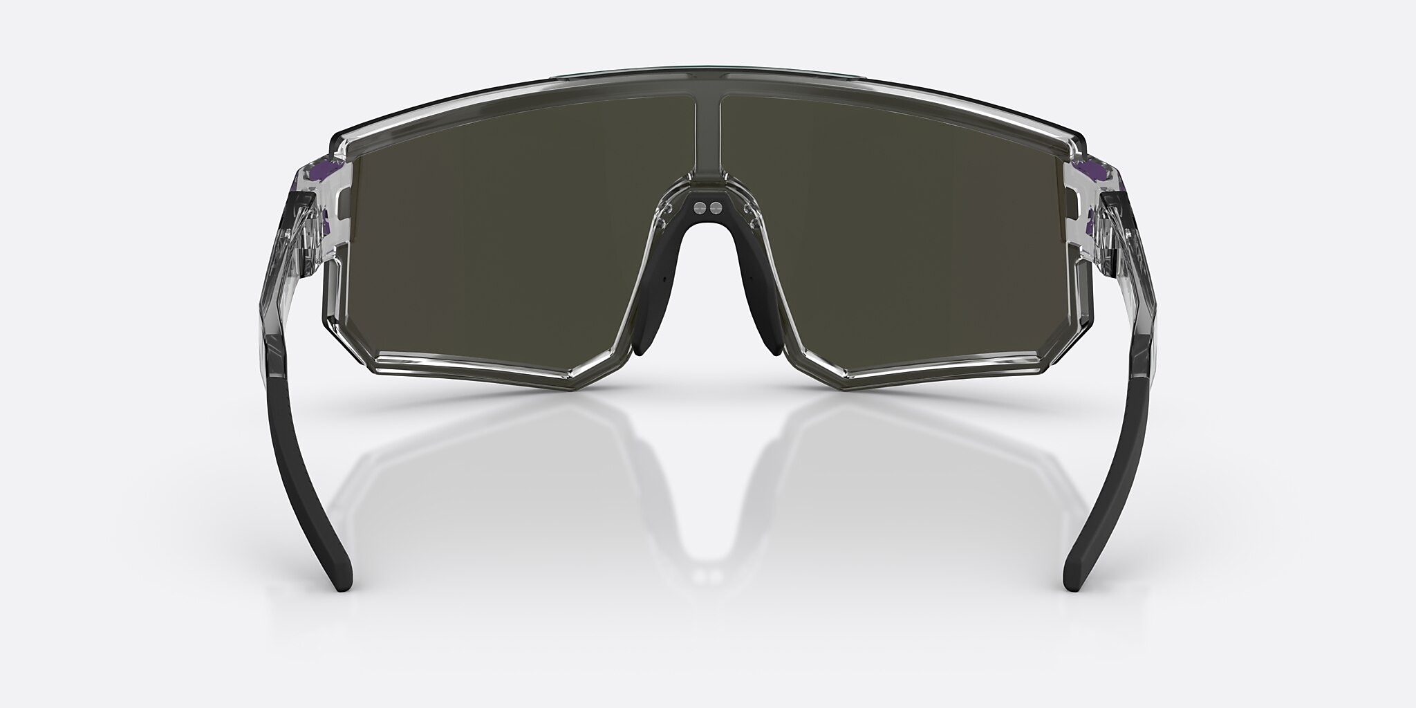 Lunettes de soleil Bliz P005 XXL (0-139) avec Multicolore Vert/Vert verre et Noir Cristal monture Image 4 de 7