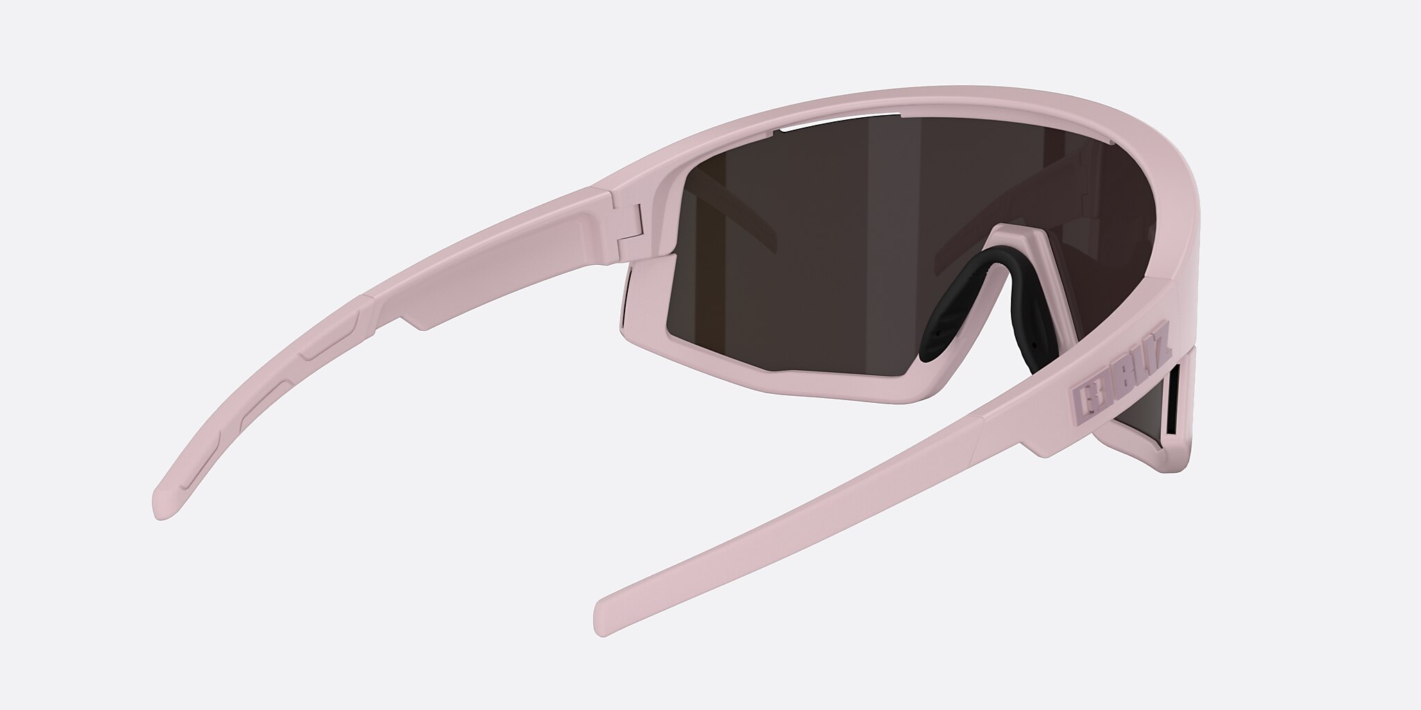 Sunglasses Bliz Fusion S (0-133) with Brown Mirror Pink lens and Matte Pink frame Image 4 of 7