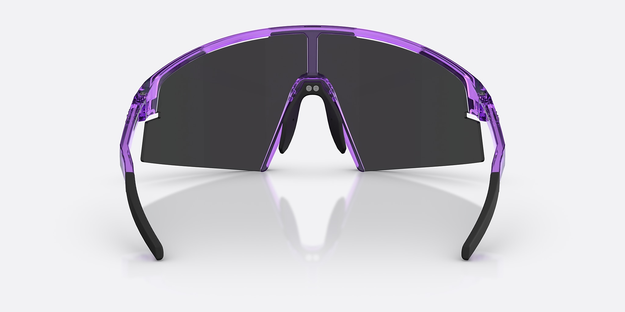 Lunettes de soleil Bliz P006 XL (0-140) avec Miroir Fumé/Violet verre et Transparent Pourpre monture Image 4 de 7