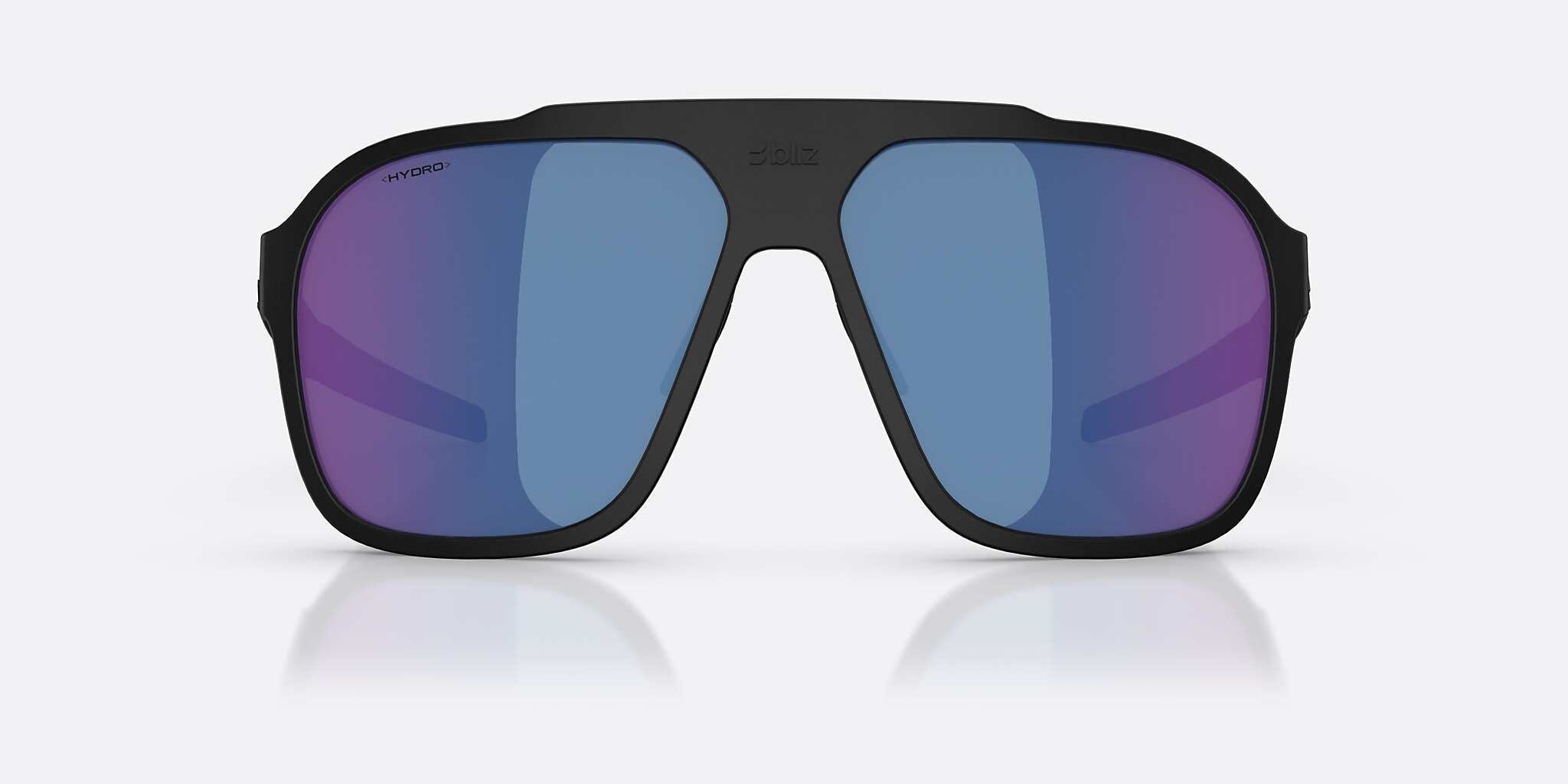 Sunglasses Bliz A002 XL (62-13) with Blau lens and Matt Schwarz frame Image 2 of 6