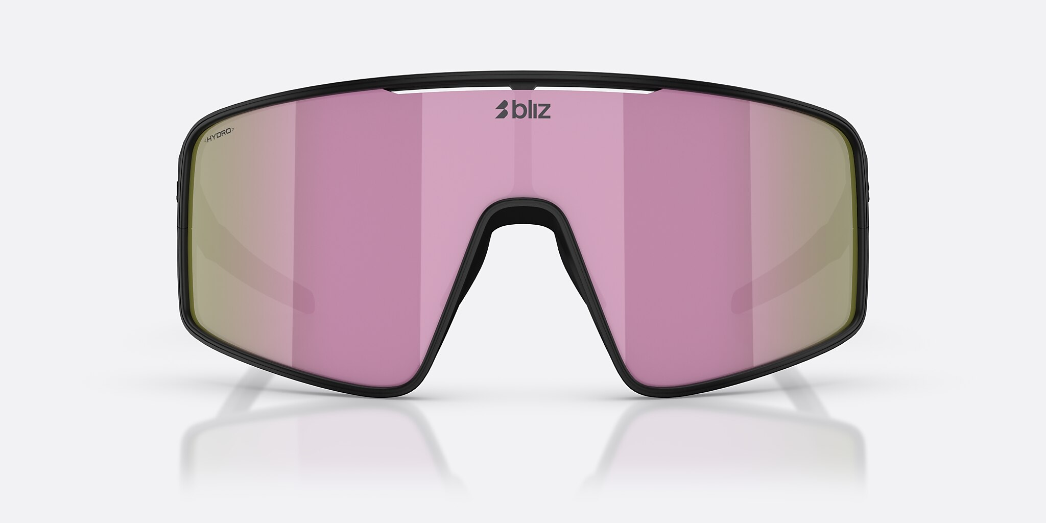 Sunglasses Bliz P001 L (0-138) with Brown/Pink Multicolor lens and Matte Black frame Image 2 of 6