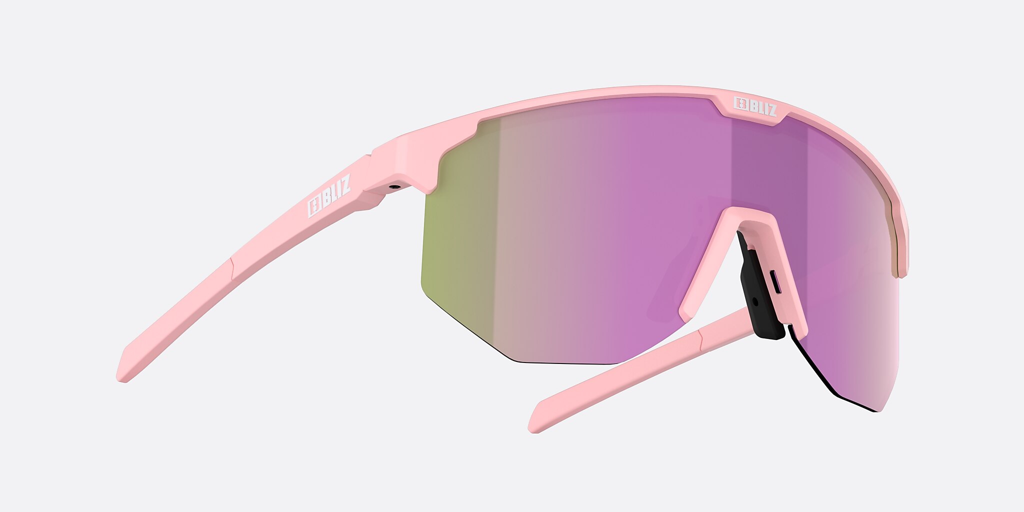 Sunglasses Bliz Hero Small L (0-129) with Braun/Rosa lens and Powder Rose frame Image 5 of 6