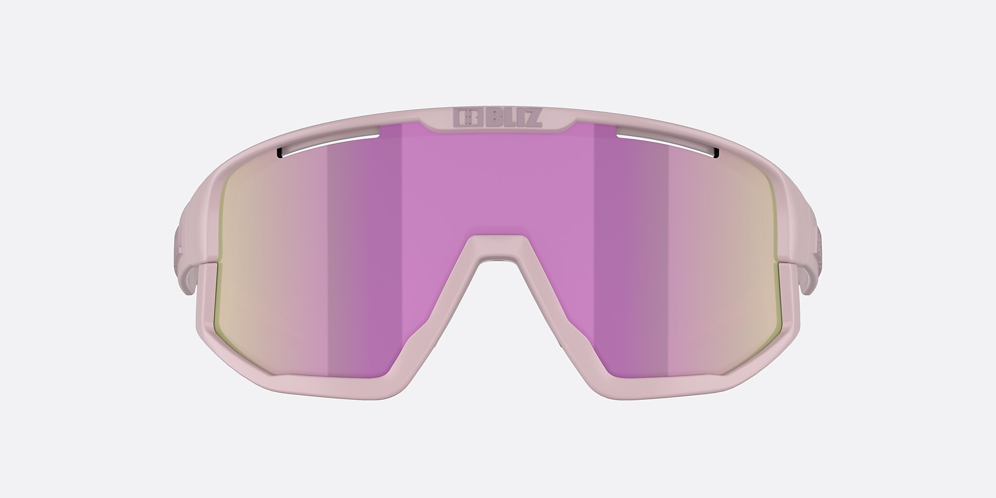 Sunglasses Bliz Fusion S (0-133) with Brown Mirror Pink lens and Matte Pink frame Image 2 of 7