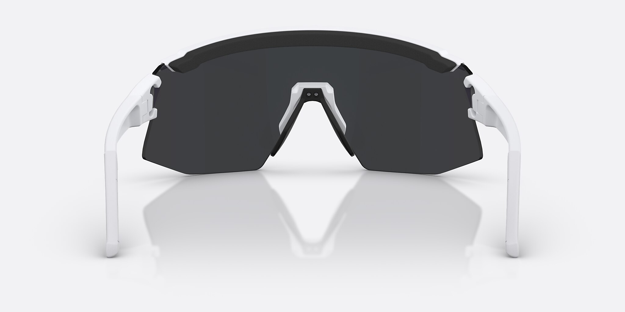Sunglasses Bliz Breeze Small M (0-135) with Rök/Blå Flerfärgad lens and Matt vit frame Image 4 of 7