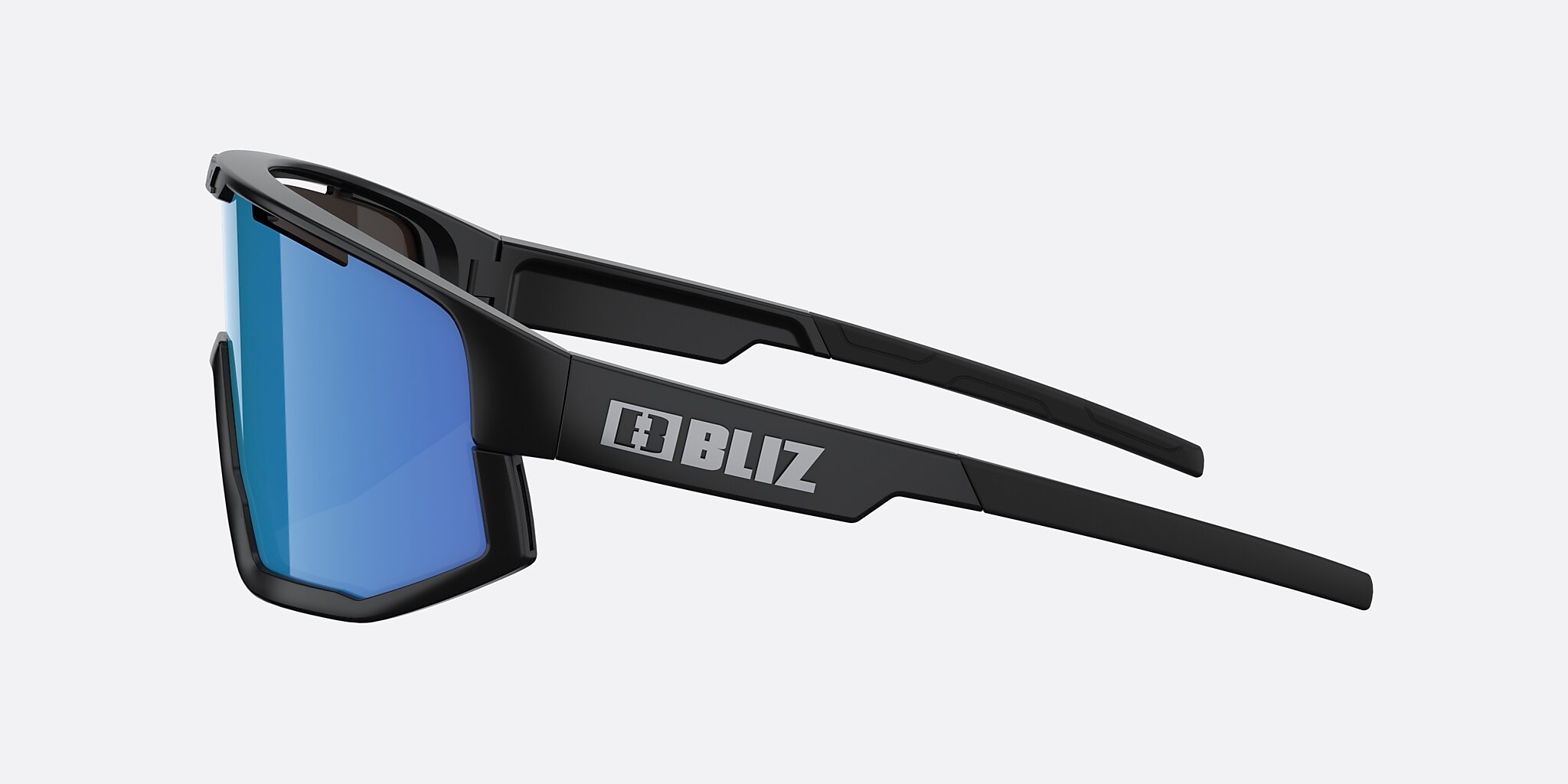 Sunglasses Bliz Vision L (0-137) with Brown Blue lens and Black frame Image 3 of 6