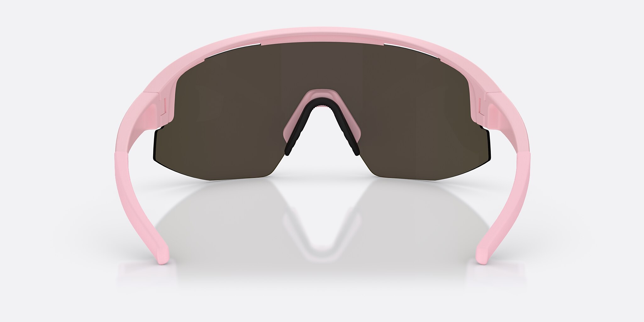 Sunglasses Bliz Matrix S (0-133) with Brown/Rose Multicolor lens and Matte Powder Pink frame Image 4 of 6
