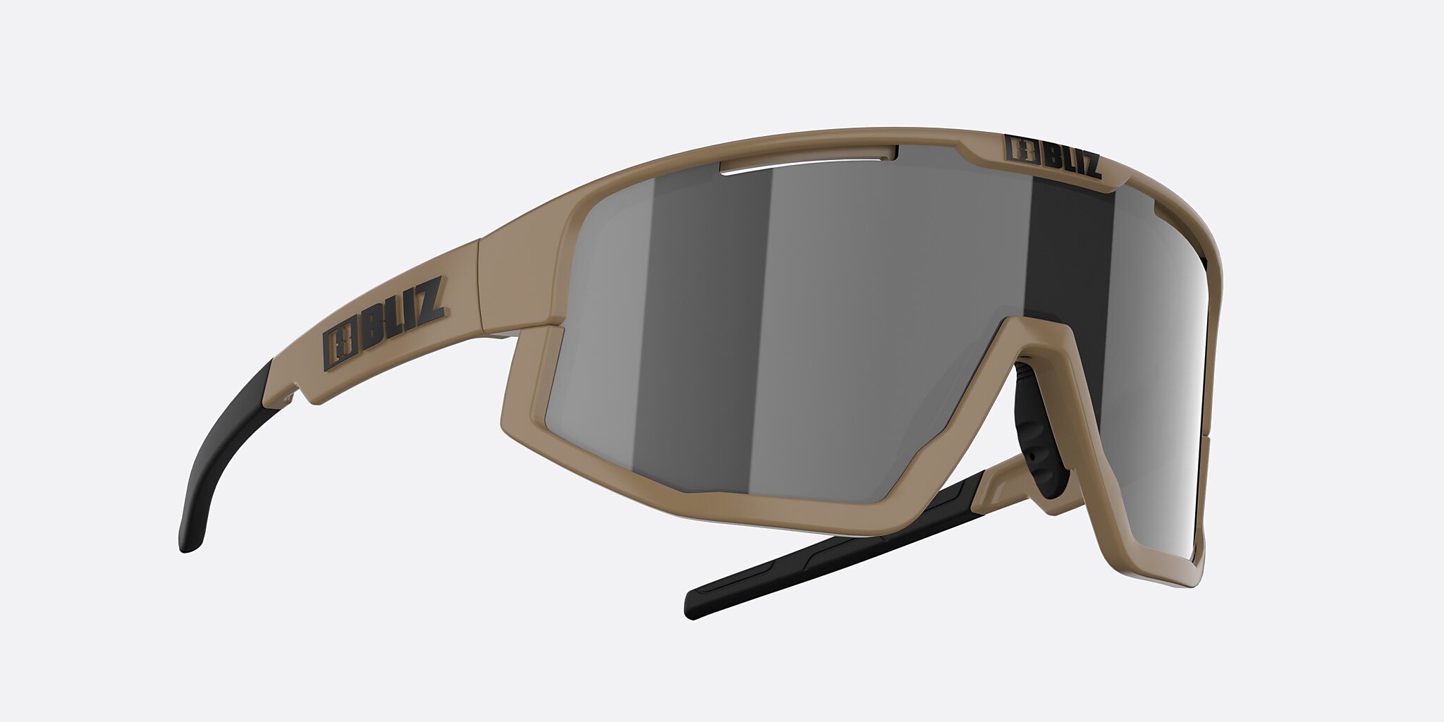 Sunglasses Bliz Vision L (0-137) with Smoke Silver lens and Camo Green frame Image 5 of 6