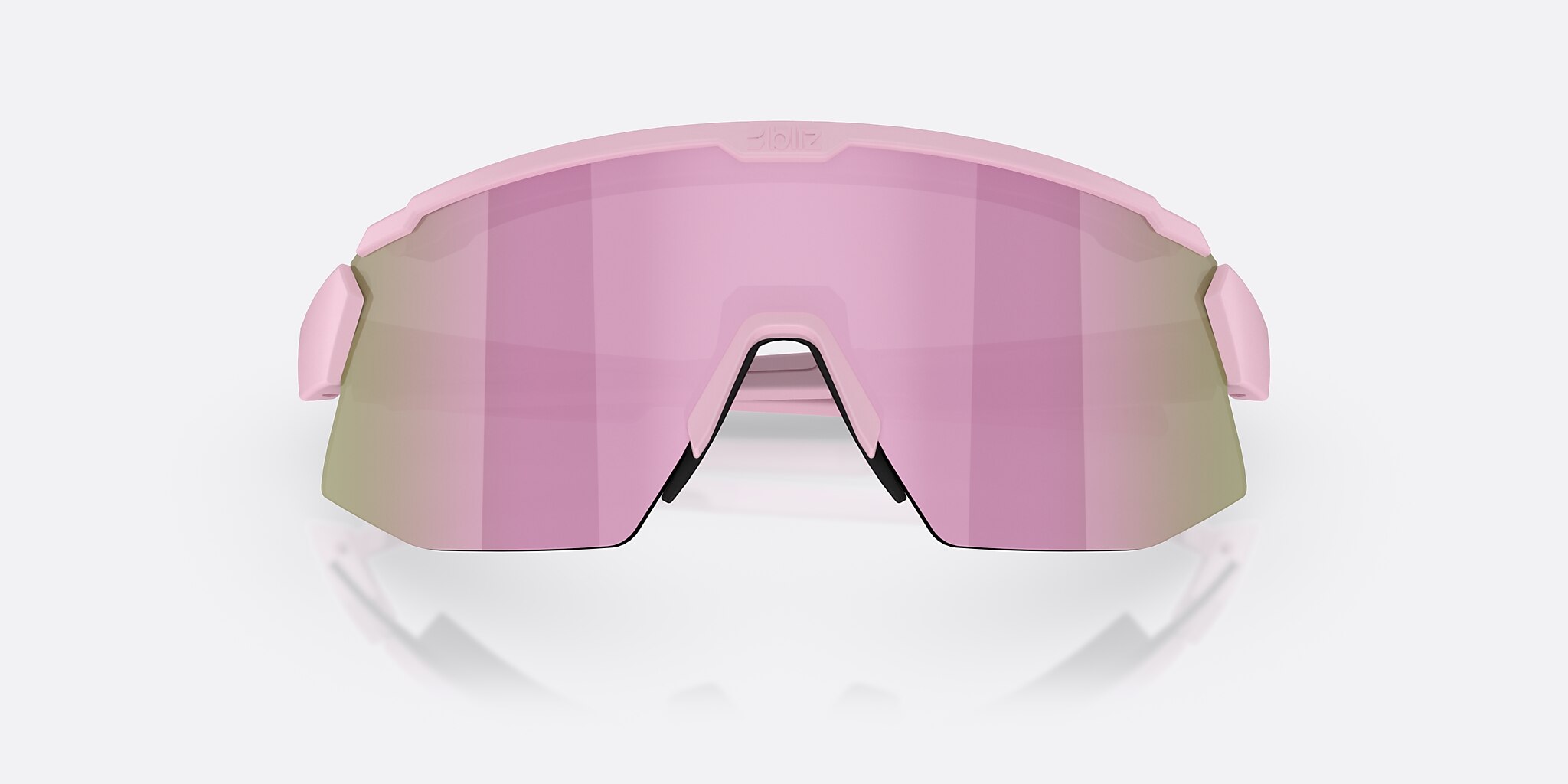 Sunglasses Bliz Breeze XL (0-141) with Brown/Rose Multicolor lens and Matte Powder Pink frame Image 5 of 7