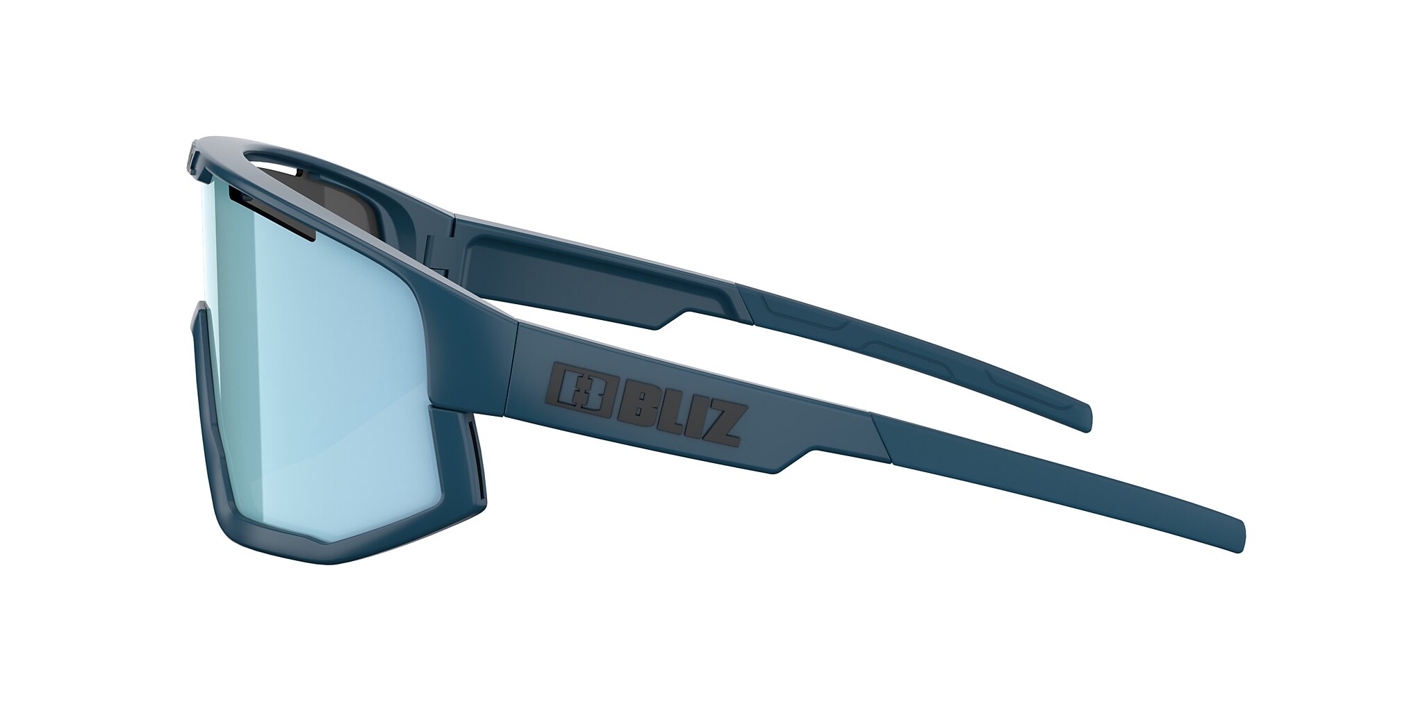 Fusion Small Sunglasses Smoke Mirror Ice Blue | Bliz Eyewear®