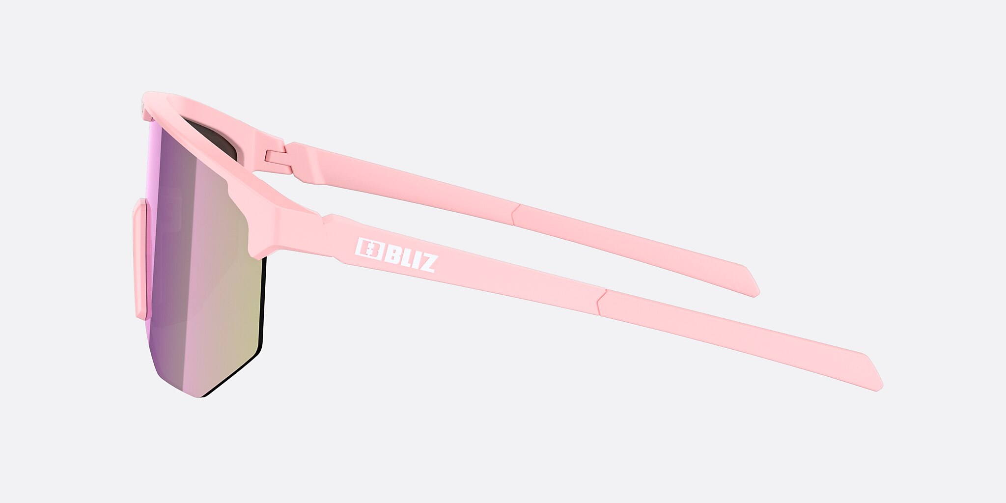 Sunglasses Bliz Hero Small L (0-129) with Braun/Rosa lens and Powder Rose frame Image 3 of 6