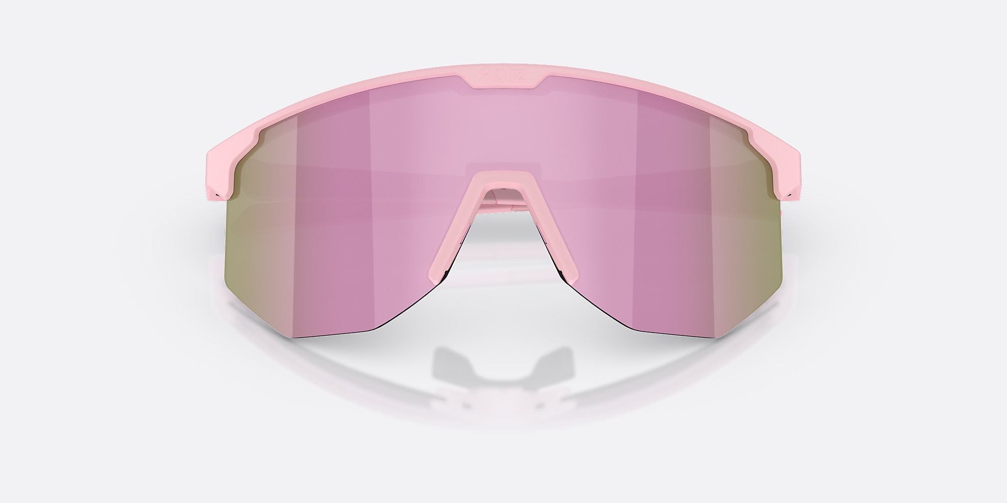 Sunglasses Bliz Hero Small L (0-129) with Brown/Rose Multicolor lens and Matte Powder Pink frame Image 5 of 6