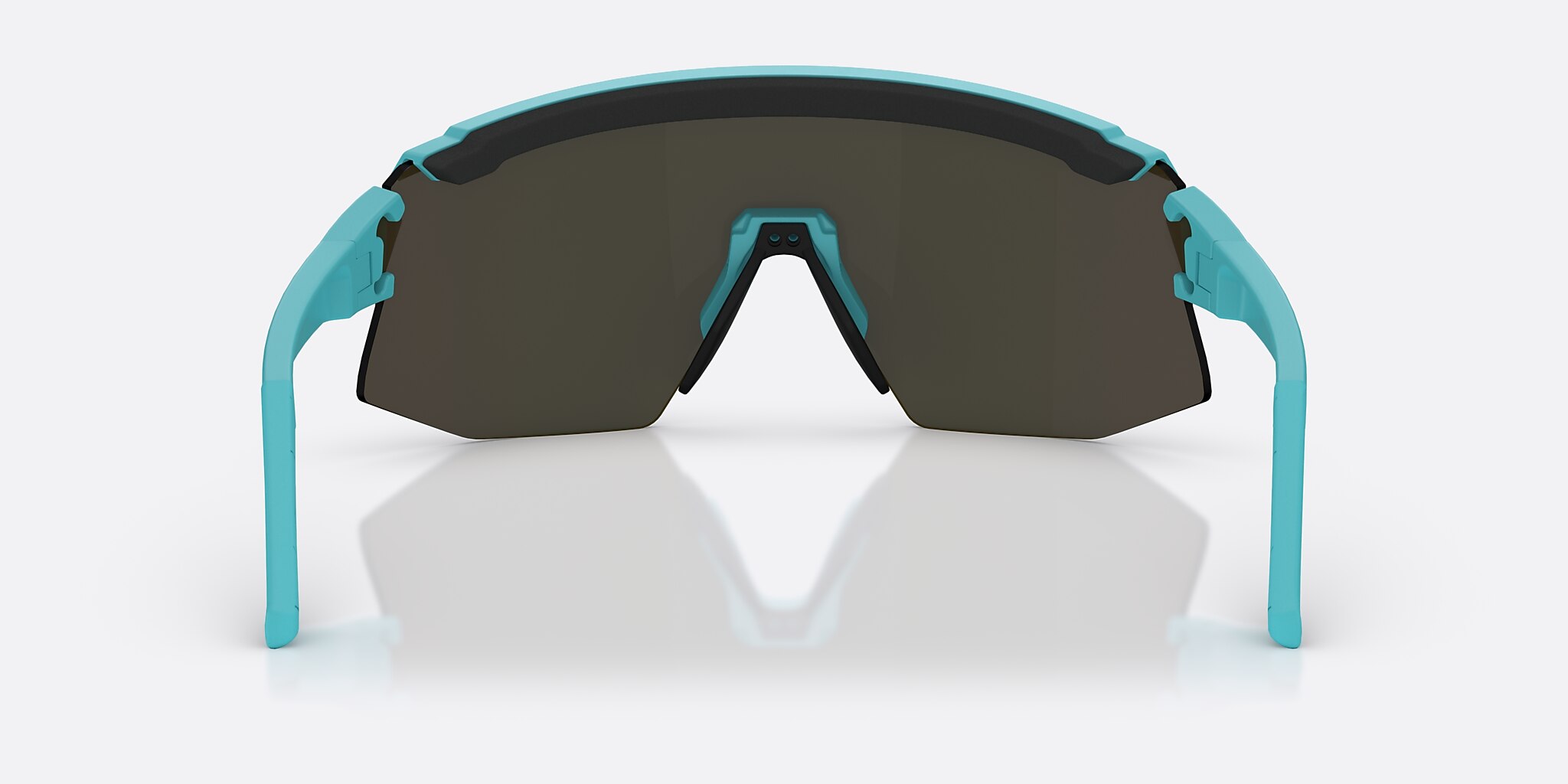 Sunglasses Bliz Breeze XL (0-141) with Blue Green lens and Matte Turquoise frame Image 4 of 7