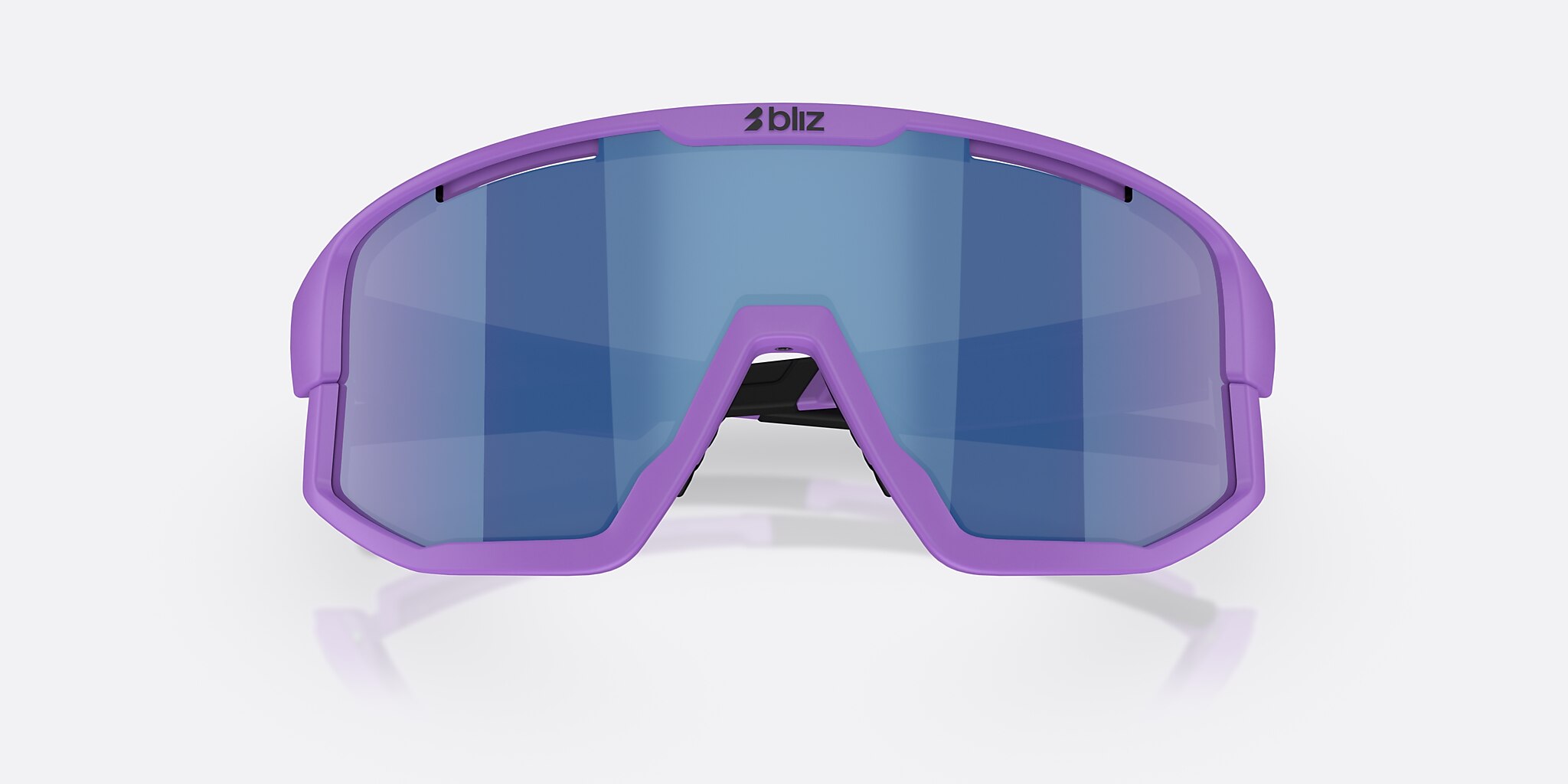 Sunglasses Bliz Fusion S (0-133) with Brown Blue lens and Purple frame Image 5 of 7
