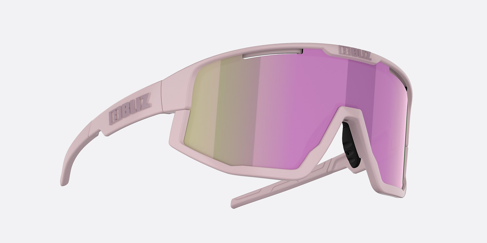 Sunglasses Bliz Fusion Small XXS (0-125) with Brown Mirror Pink lens and Matte Pink frame Image 5 of 6