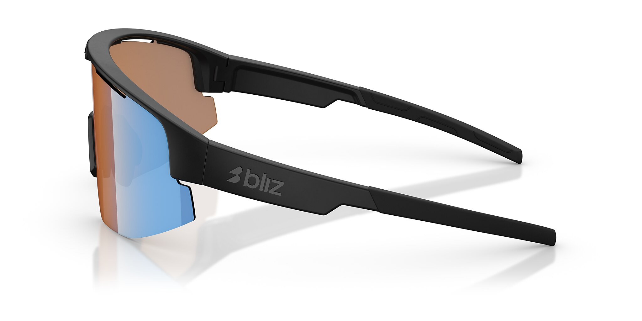 Matrix Small Sunglasses Orange Blue | Bliz Eyewear®