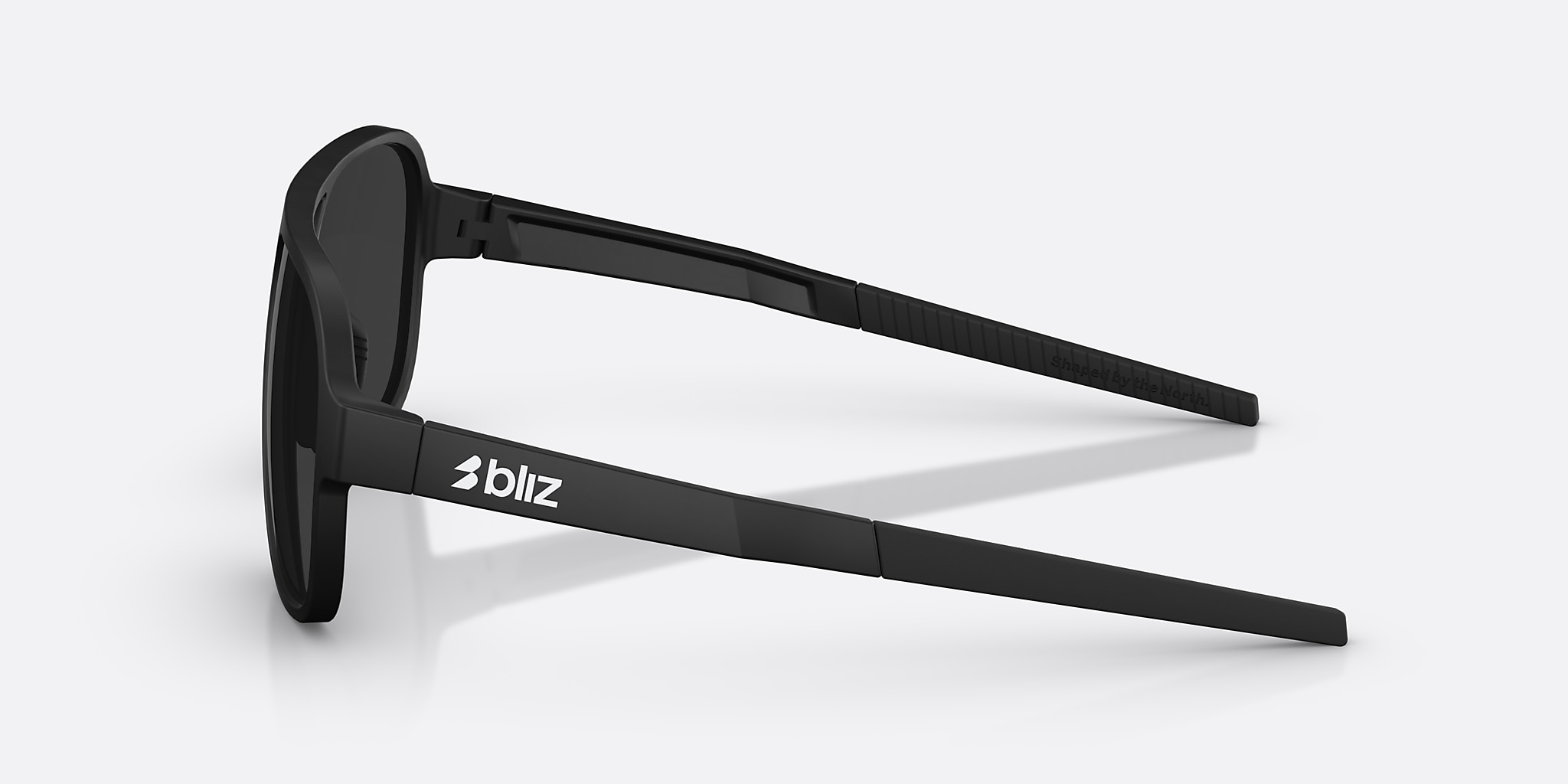 Sunglasses Bliz A006 XL (57-18) with Smoke lens and Matte Black frame Image 3 of 7