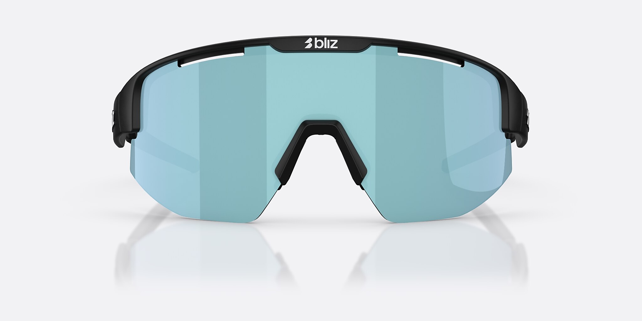 Sunglasses Bliz Matrix S (0-133) with Smoke Ice Blue lens and Schwarz frame Image 2 of 6