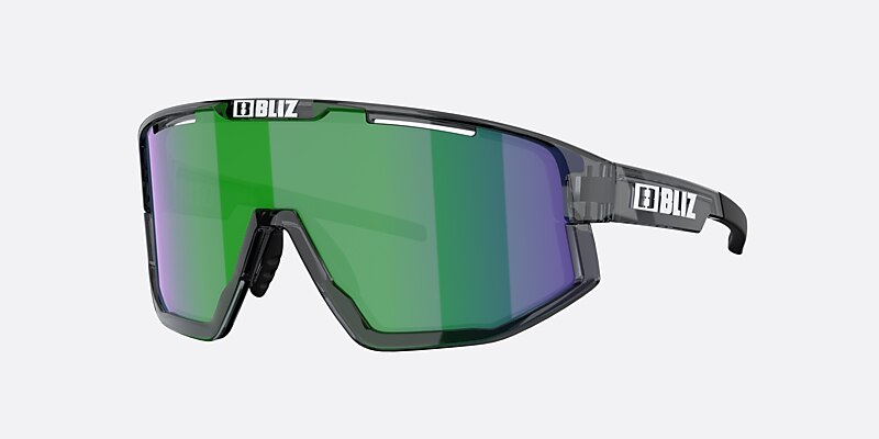 Sunglasses Bliz Fusion Small XXS (0-125) with Brown Green lens and Crystal Black frame Image 1 of 6