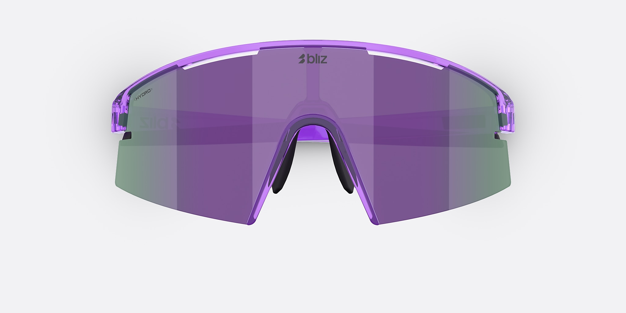 Lunettes de soleil Bliz P006 XL (0-140) avec Miroir Fumé/Violet verre et Transparent Pourpre monture Image 5 de 7