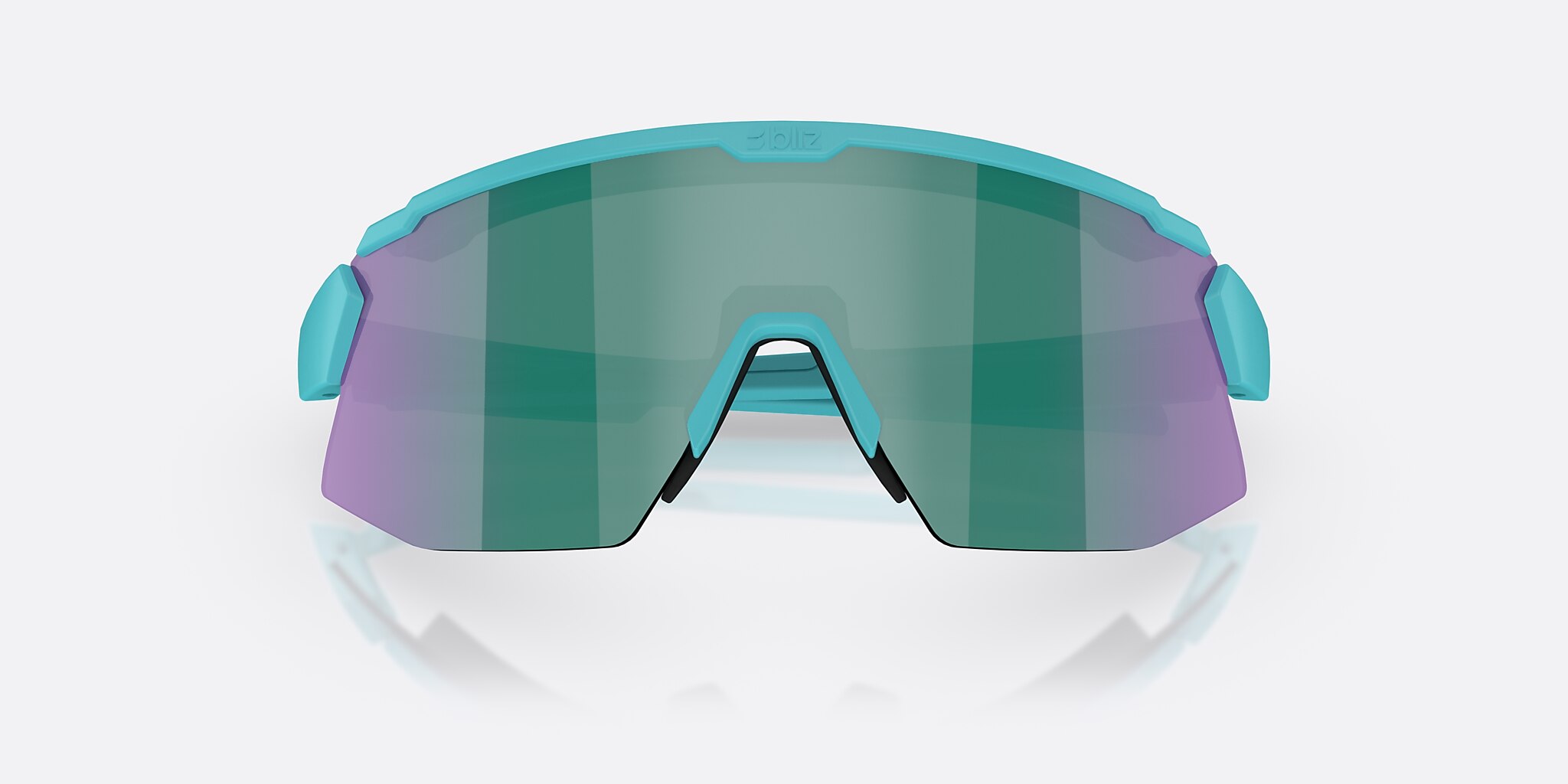 Sunglasses Bliz Breeze XL (0-141) with Blue Green lens and Matte Turquoise frame Image 5 of 7