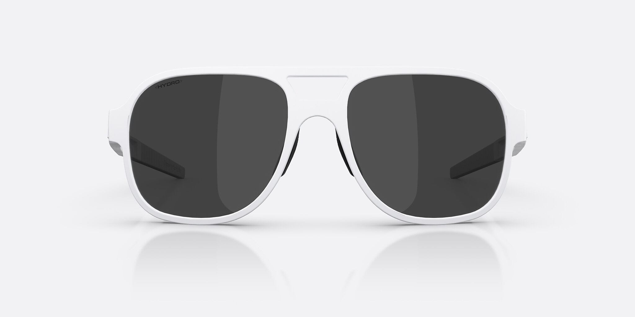 Sunglasses Bliz A006 XL (57-18) with Smoke lens and Matte White frame Image 2 of 7