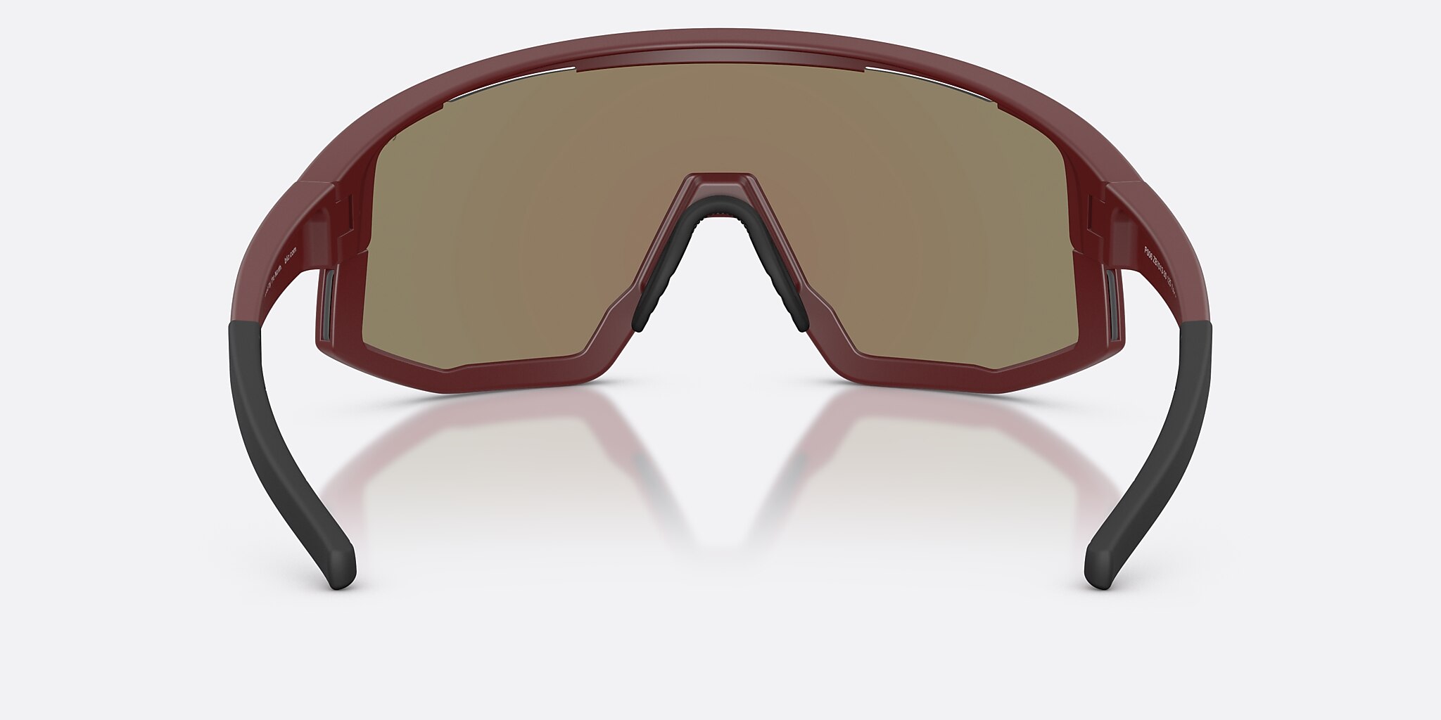 Sunglasses Bliz Fusion Small XXS (0-125) con Marrón/rosa multicolor lente y Rojo burdeos mate montura Imagen 4 de 7