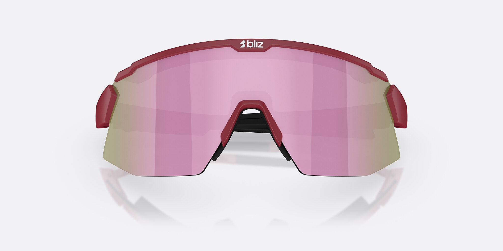 Sunglasses Bliz Breeze Small M (0-135) with Brown Rose lens and Burgundy frame Image 5 of 7