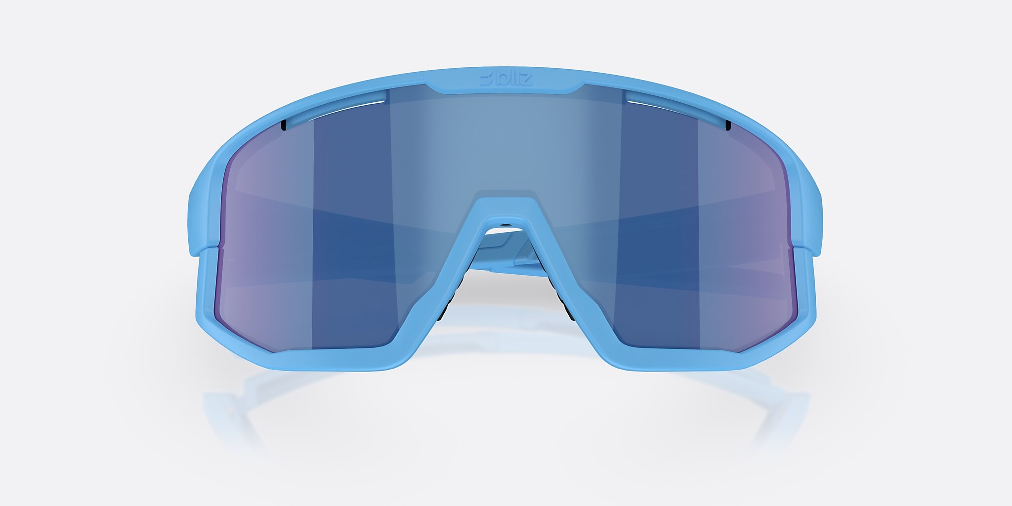 Sunglasses Bliz Fusion S (0-133) with Blue lens and Matte Blue frame Image 5 of 7