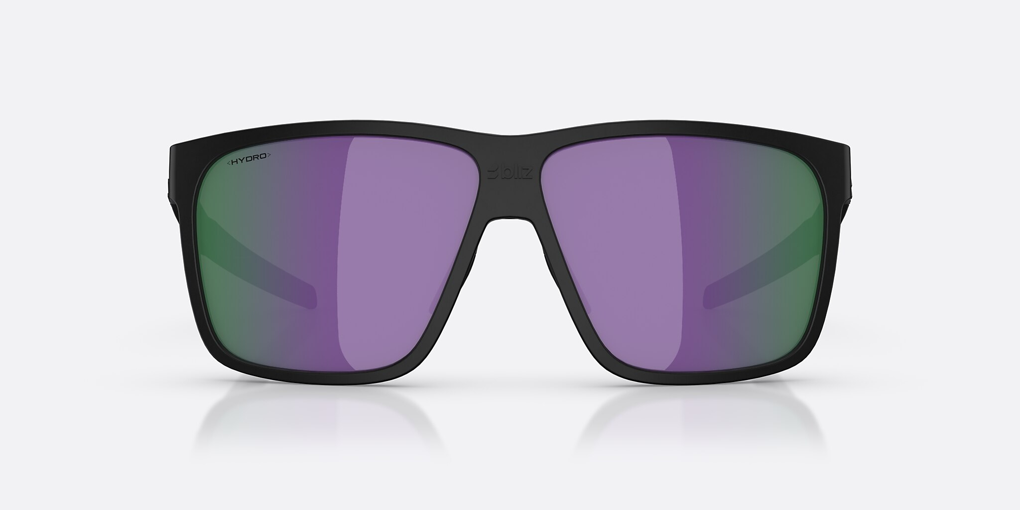 Sunglasses Bliz A001 XL (62-11) with Brown/Purple Multicolor lens and Matte Black frame Image 2 of 6