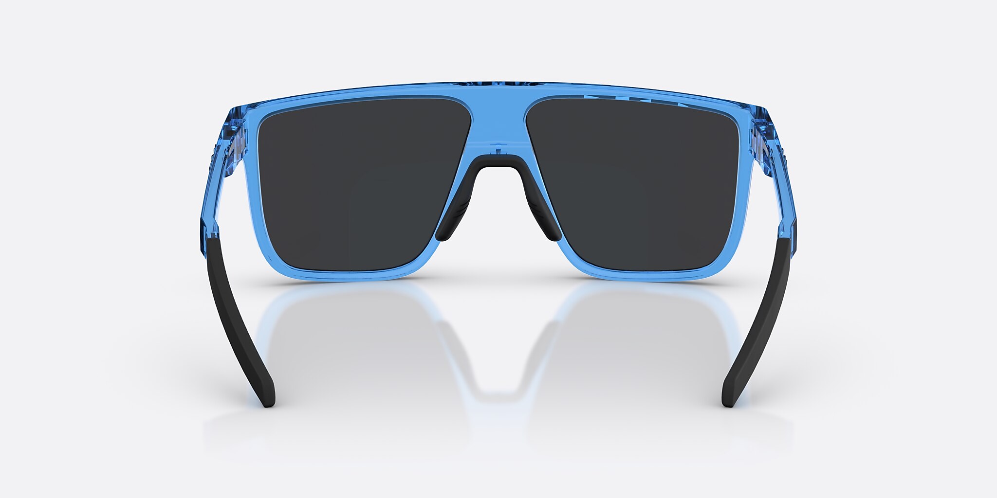 Sunglasses Bliz A003 L (58-13) with Smoke/Blue Multicolor lens and Transparent Blue frame Image 4 of 7