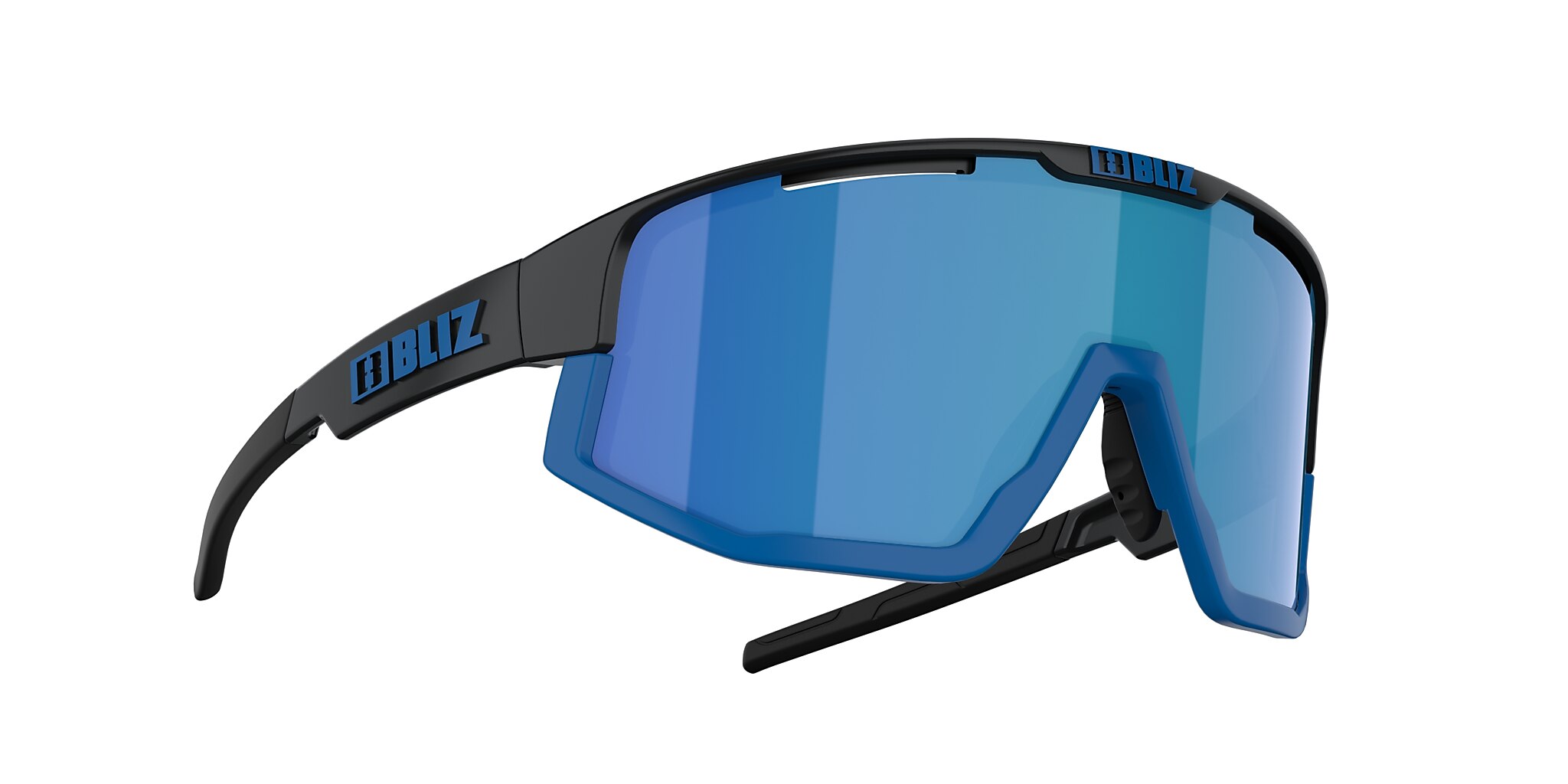 Fusion Sunglasses Brown Mirror Blue | Bliz Eyewear®