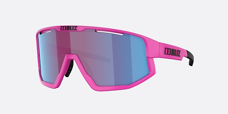 Sunglasses Bliz Fusion S (0-133) with Rose Violet Blue lens and Neon Rose frame Image 1 of 6