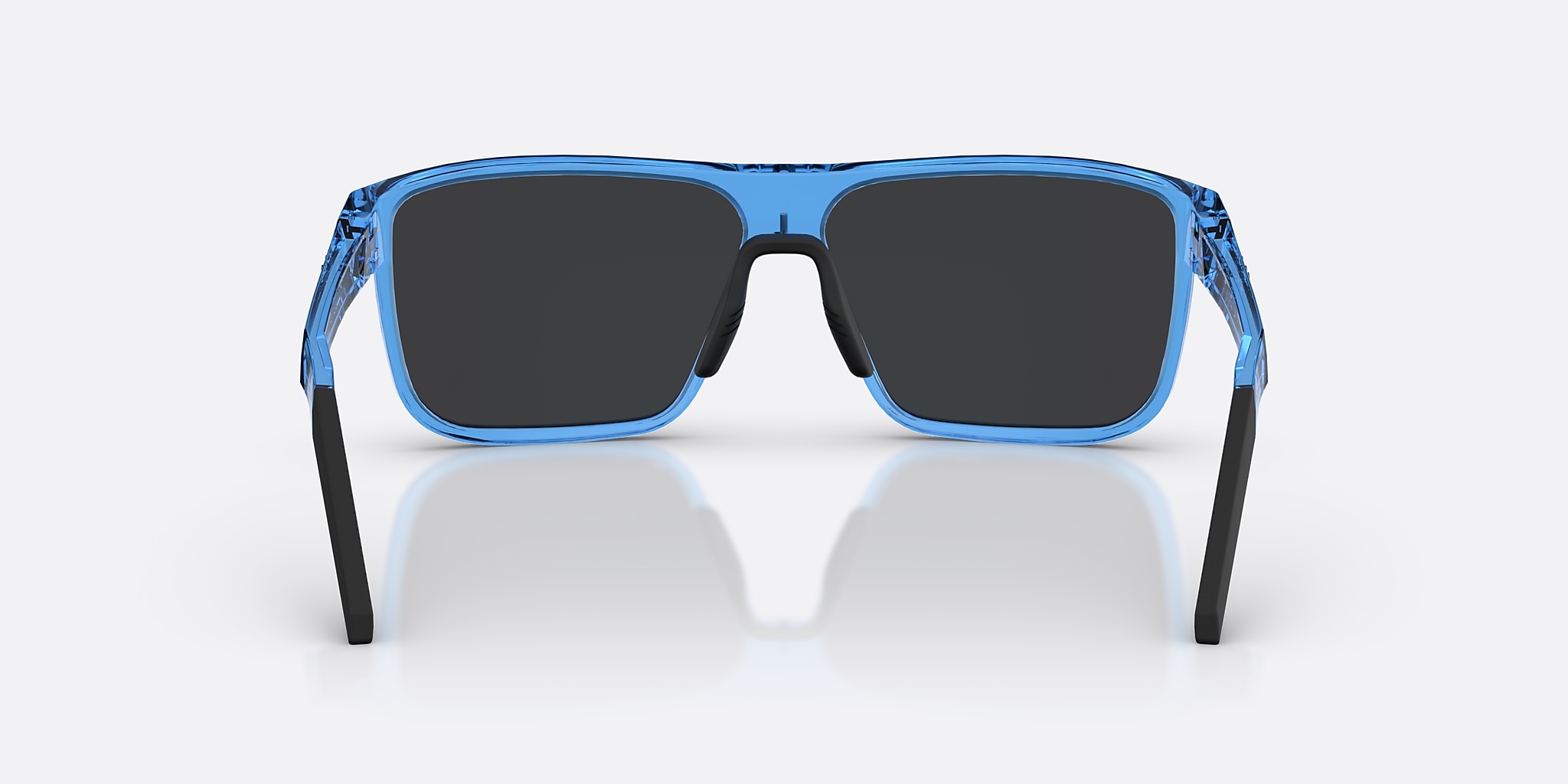 Sunglasses Bliz A008 L (61-12) with Smoke/Blue Multicolor lens and Transparent Blue frame Image 4 of 7