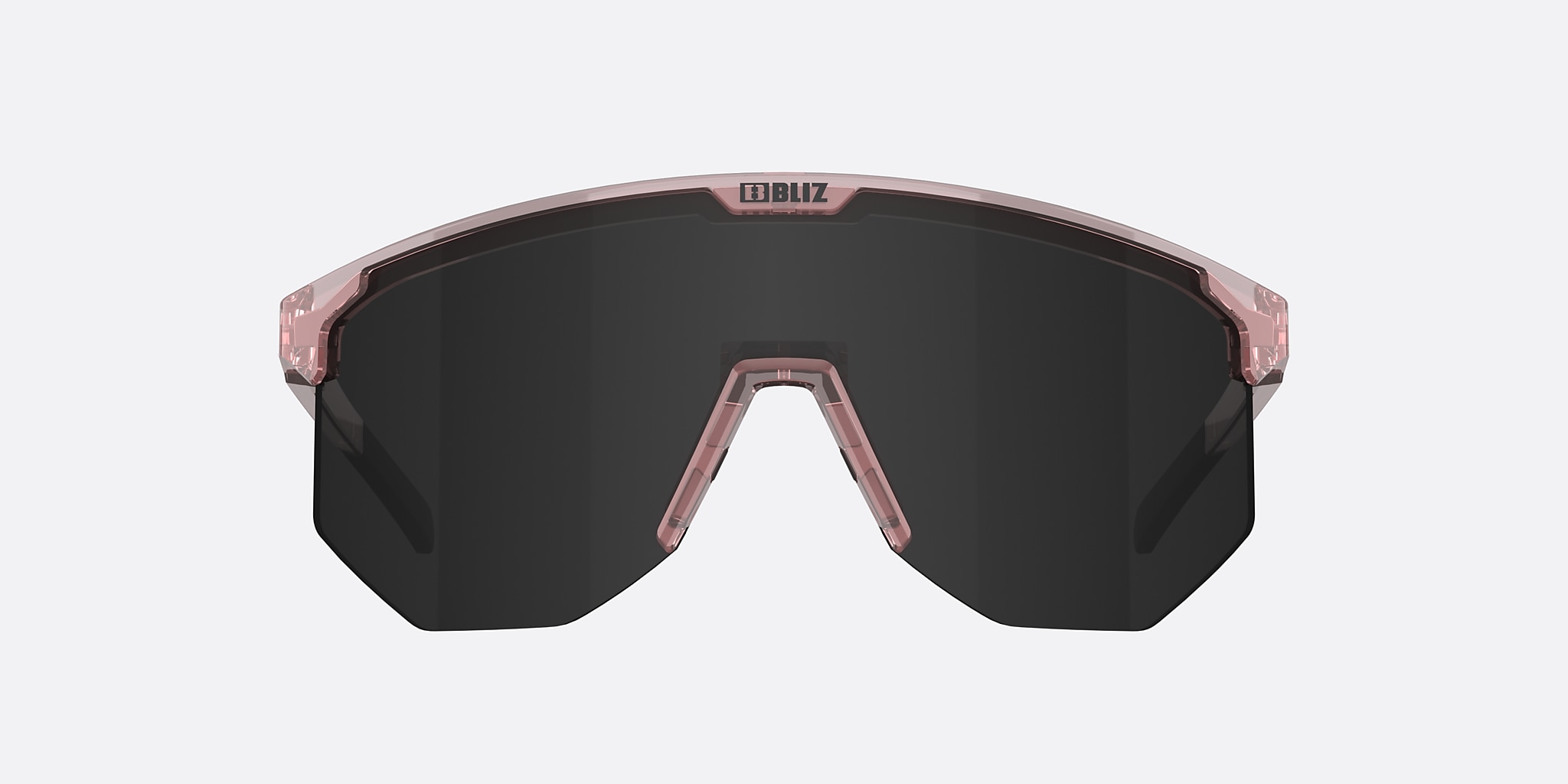 Sunglasses Bliz Hero Small L (0-129) with Smoke lens and Transparent Rose frame Image 2 of 6