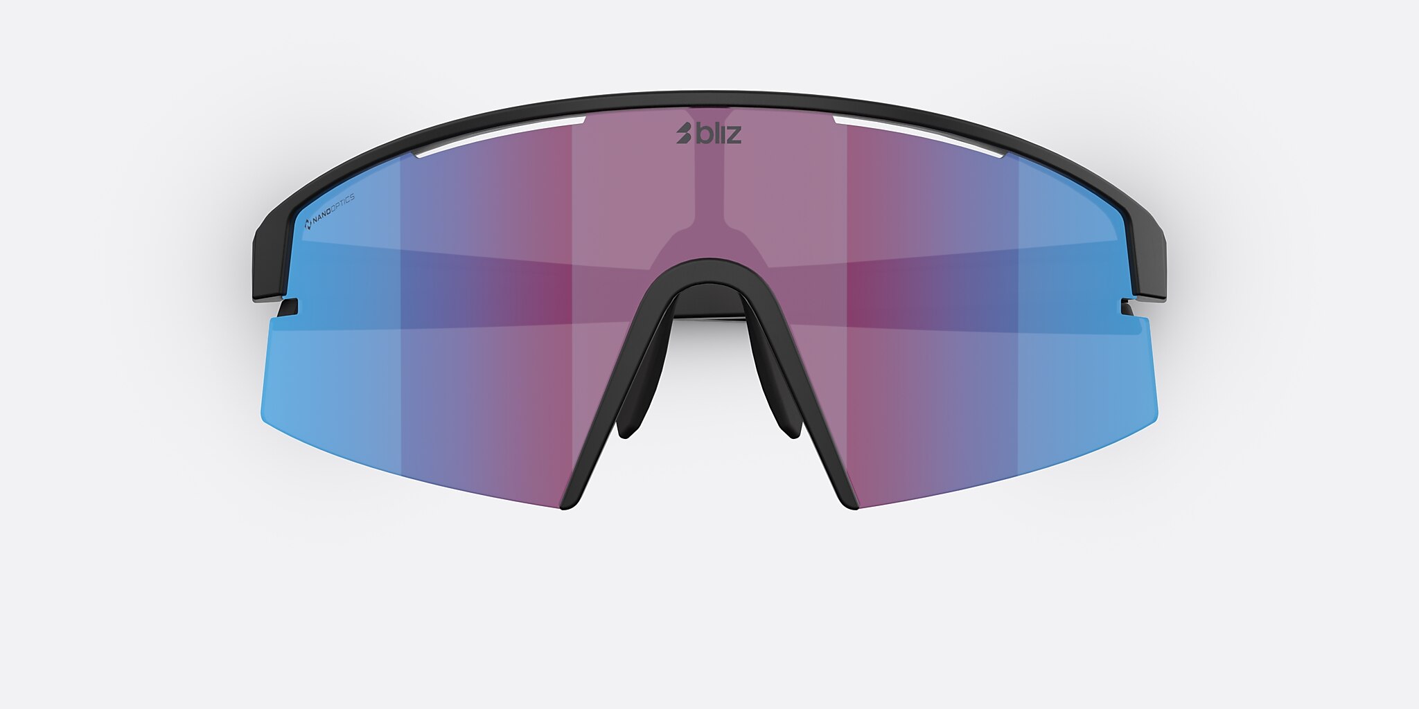 Sunglasses Bliz P006 XL (0-140) with Nano Optics Violet/Blue Multicolor lens and Matte Black frame Image 5 of 7