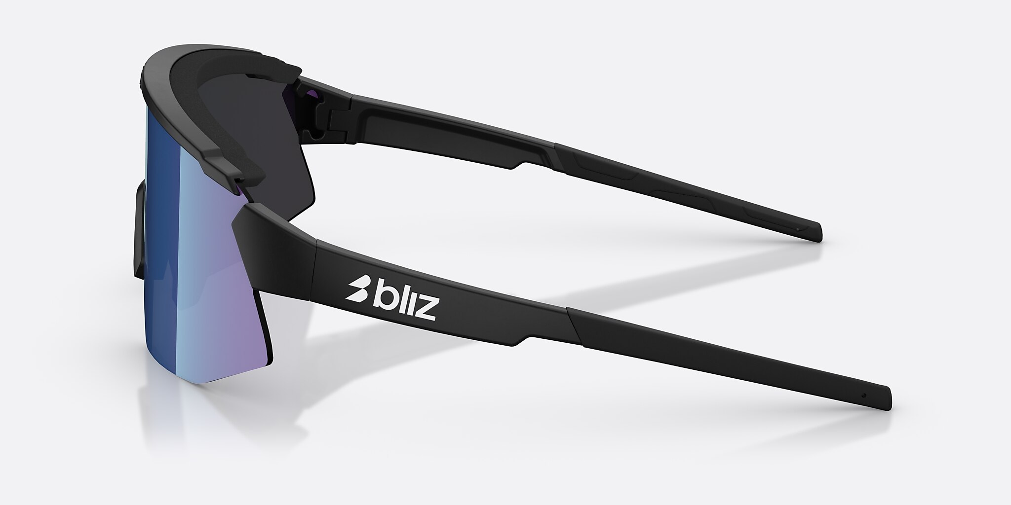 Sunglasses Bliz Breeze XL (0-141) with Brown Blue lens and Black frame Image 3 of 7