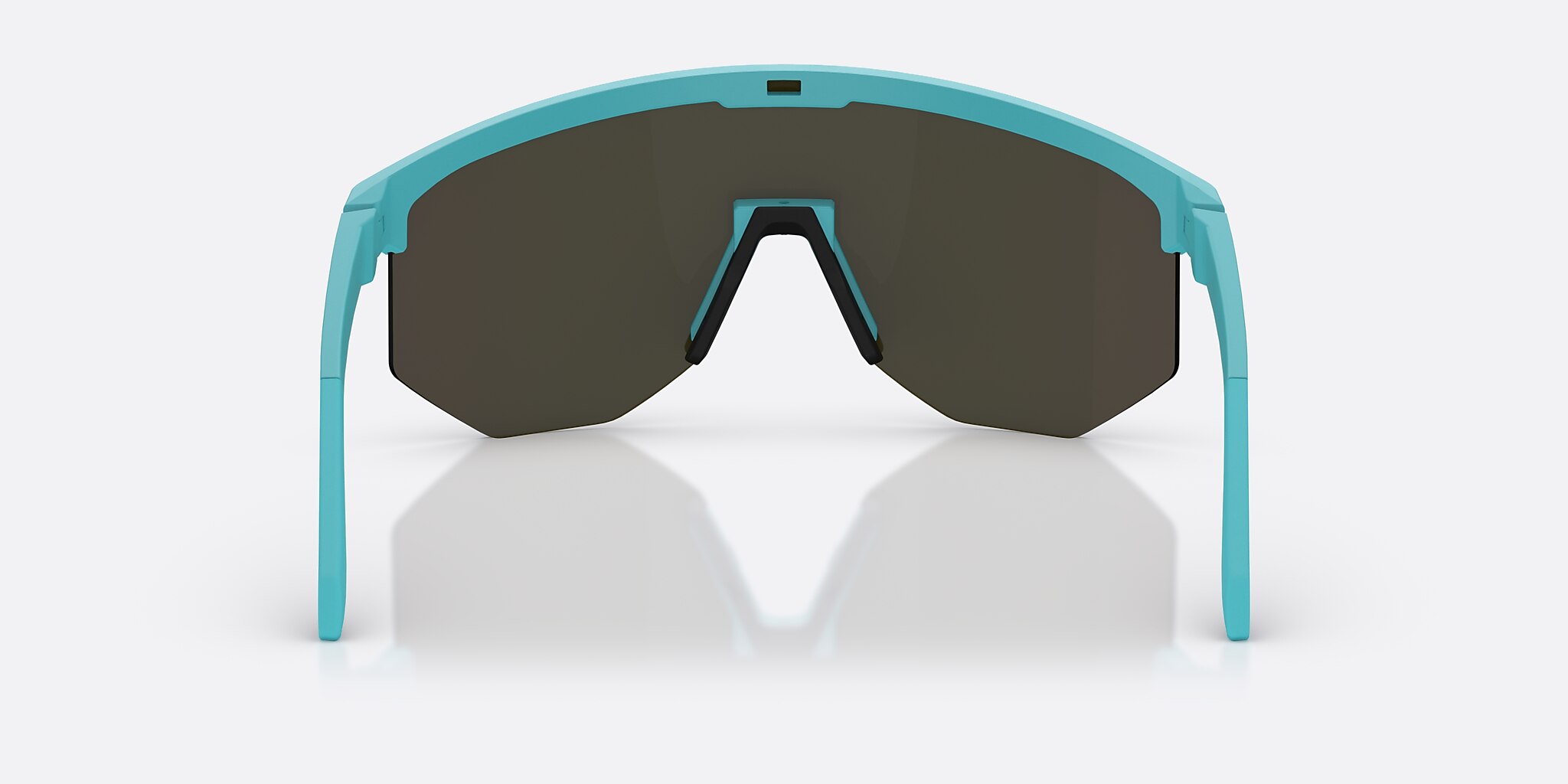 Sunglasses Bliz Hero XXL (0-142) with Blue Green lens and Matte Turquoise frame Image 4 of 6