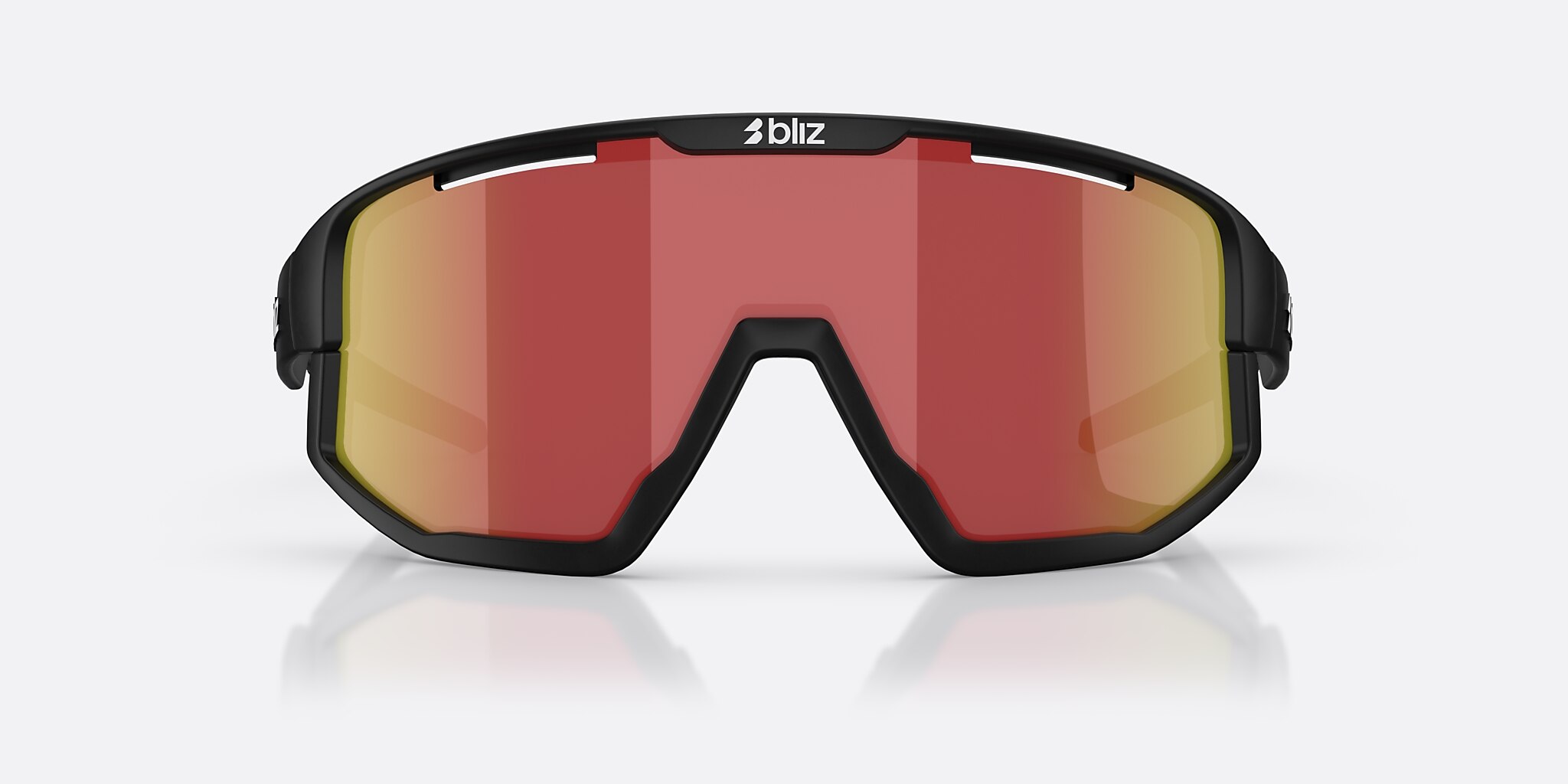 Sunglasses Bliz Vision L (0-137) with Brown Red lens and Black frame Image 2 of 6