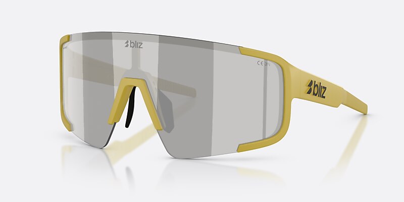 Sunglasses Bliz P003 L (0-136) con Smoke/Silver Mirror lente y Verde ámbar mate montura Imagen 1 de 7