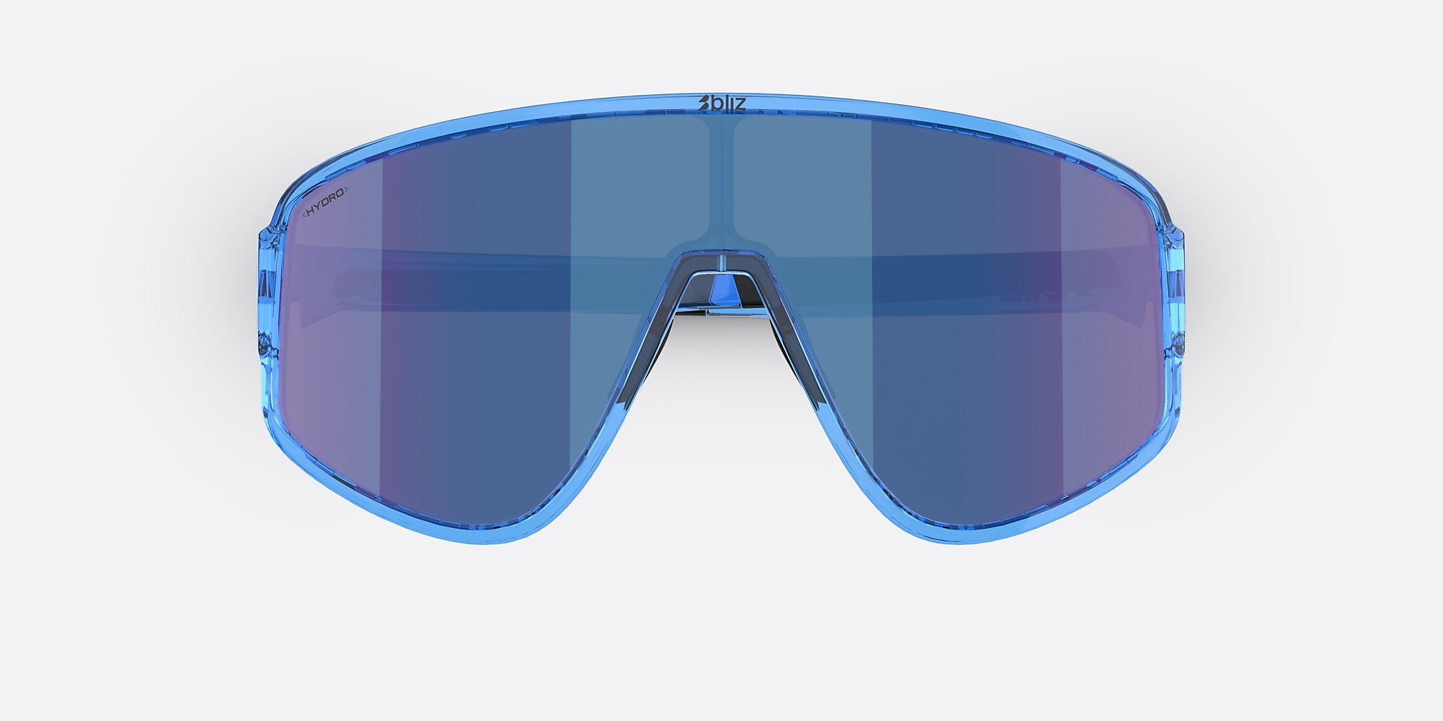 Sunglasses Bliz A004 L (0-135) with Smoke/Blue Multicolor lens and Transparent Blue frame Image 5 of 7