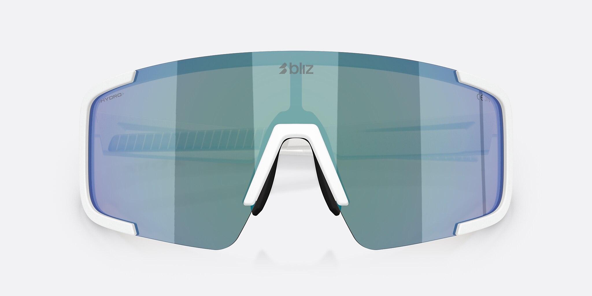 Sunglasses Bliz P003 L (0-132) con Humo/azul multicolor lente y Blanco Mate montura Imagen 5 de 7