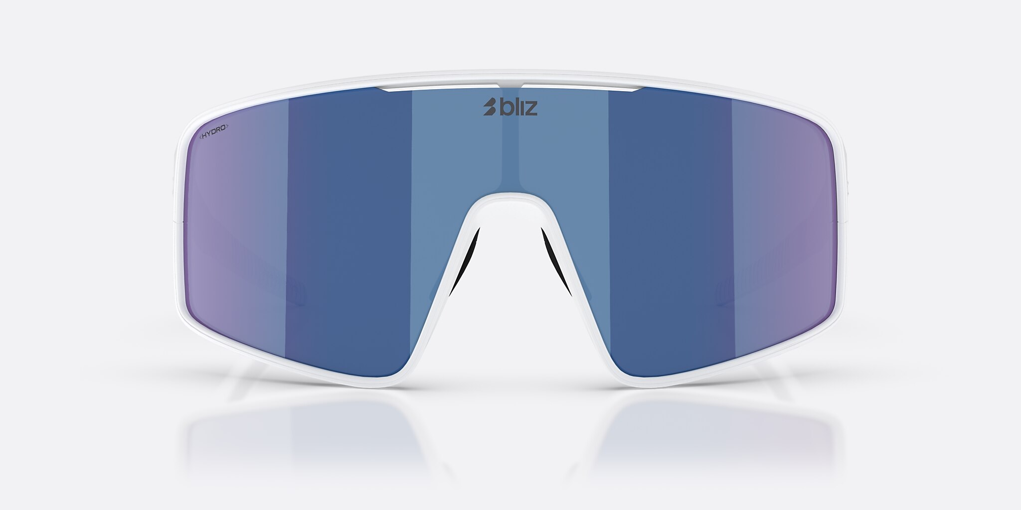 Sunglasses Bliz P001 XL (0-142) with Blue lens and Matte White frame Image 2 of 6