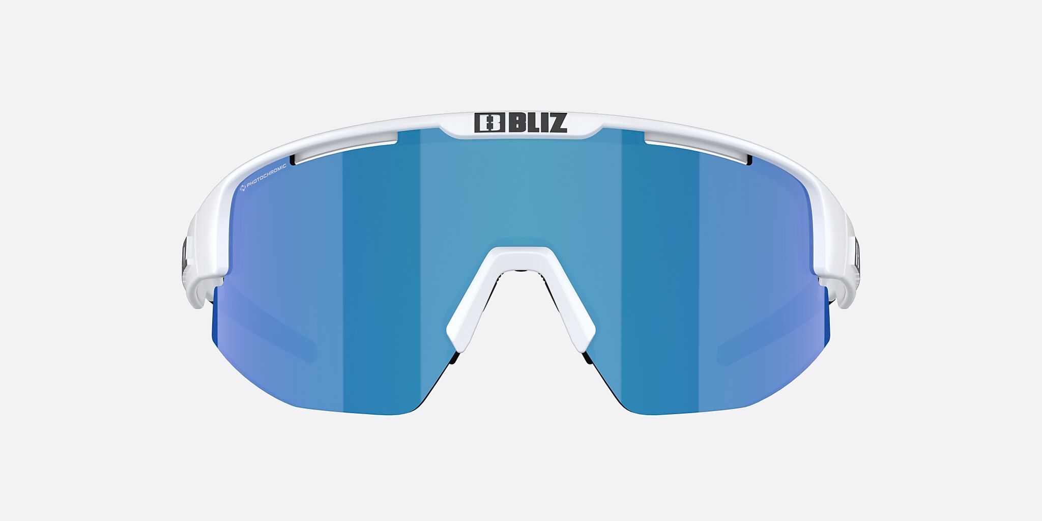 Sunglasses Bliz Matrix S (0-133) con Azul Marrón lente y Blanco montura Imagen 2 de 6