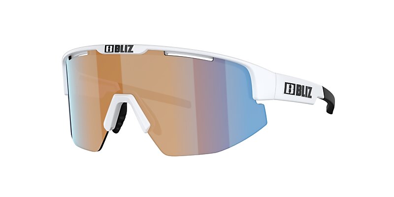 Matrix Small Sunglasses Coral/Orange Mirror Blue | Bliz Eyewear®
