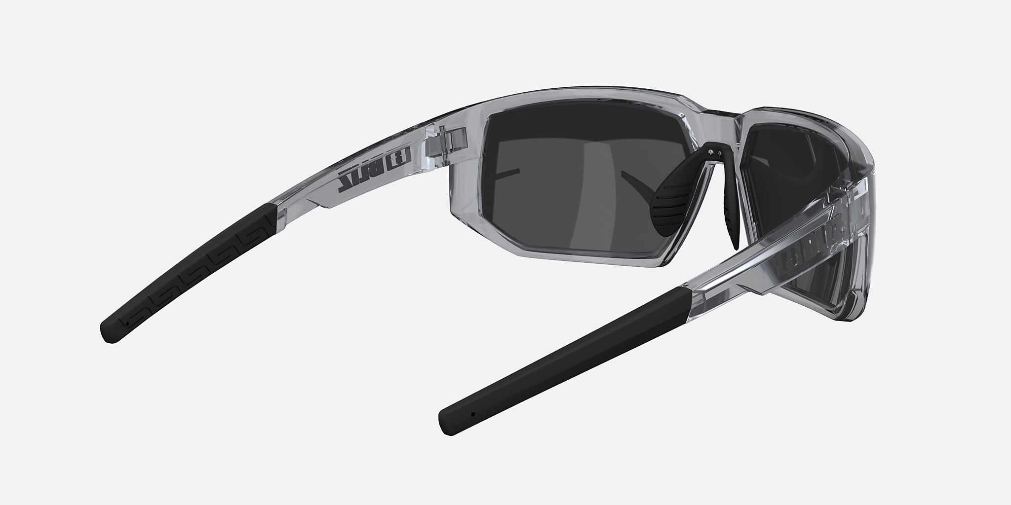 Sunglasses Bliz Arrow L (63-15) with Smoke lens and Transparent Grey frame Image 4 of 5