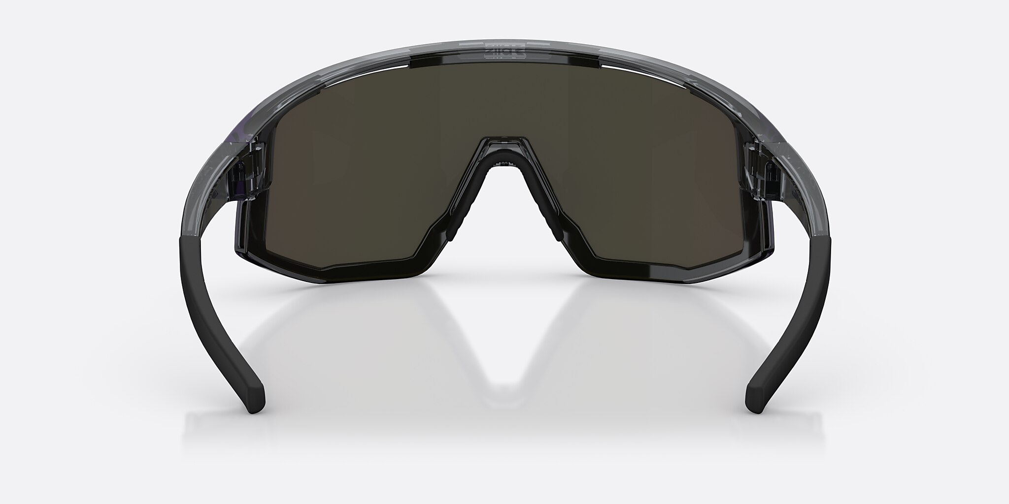 Sunglasses Bliz Fusion S (0-133) with Brown Green lens and Crystal Black frame Image 4 of 7