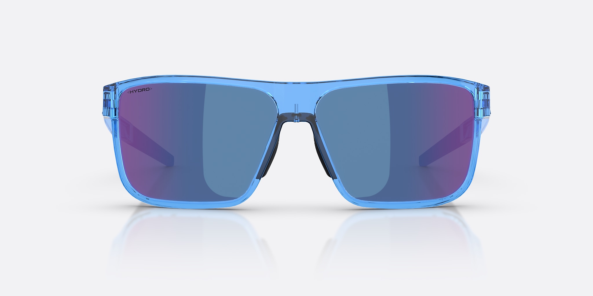 Sunglasses Bliz A008 L (61-12) with Smoke/Blue Multicolor lens and Transparent Blue frame Image 2 of 7