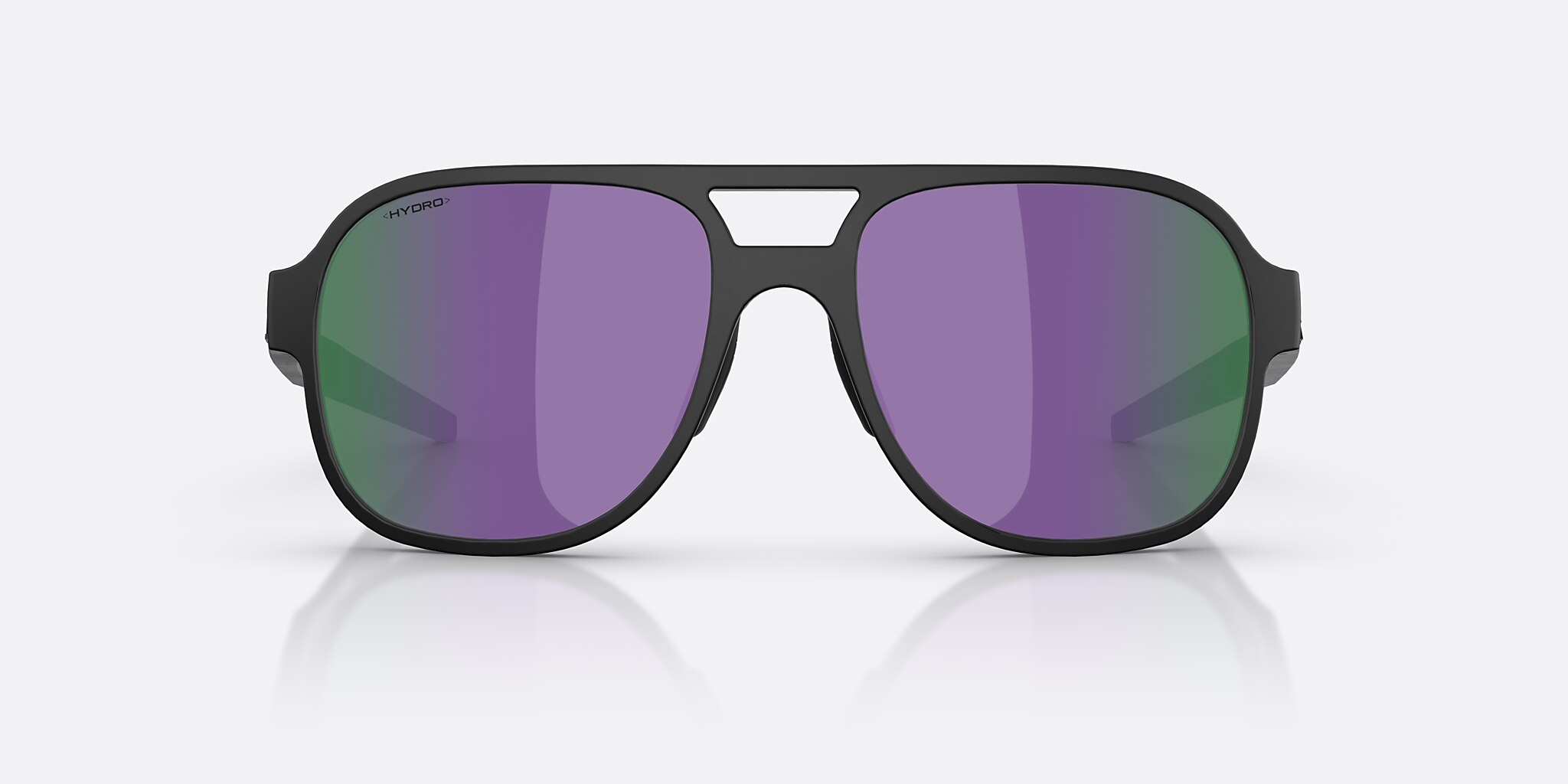 Sunglasses Bliz A006 XL (57-18) with Smoke/Purple Multicolor lens and Matte Black frame Image 2 of 7