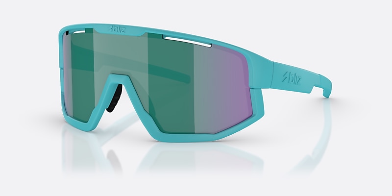 Sunglasses Bliz Fusion Small XXS (0-125) with Blue Green lens and Matte Turquoise frame Image 1 of 6